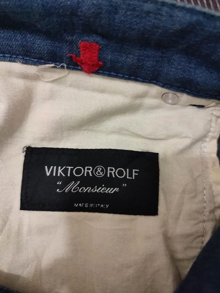 Viktor & Rolf Viktor & Rolf Full Embroidery Design Pants Made In Italy Size US 29 - 11 Thumbnail