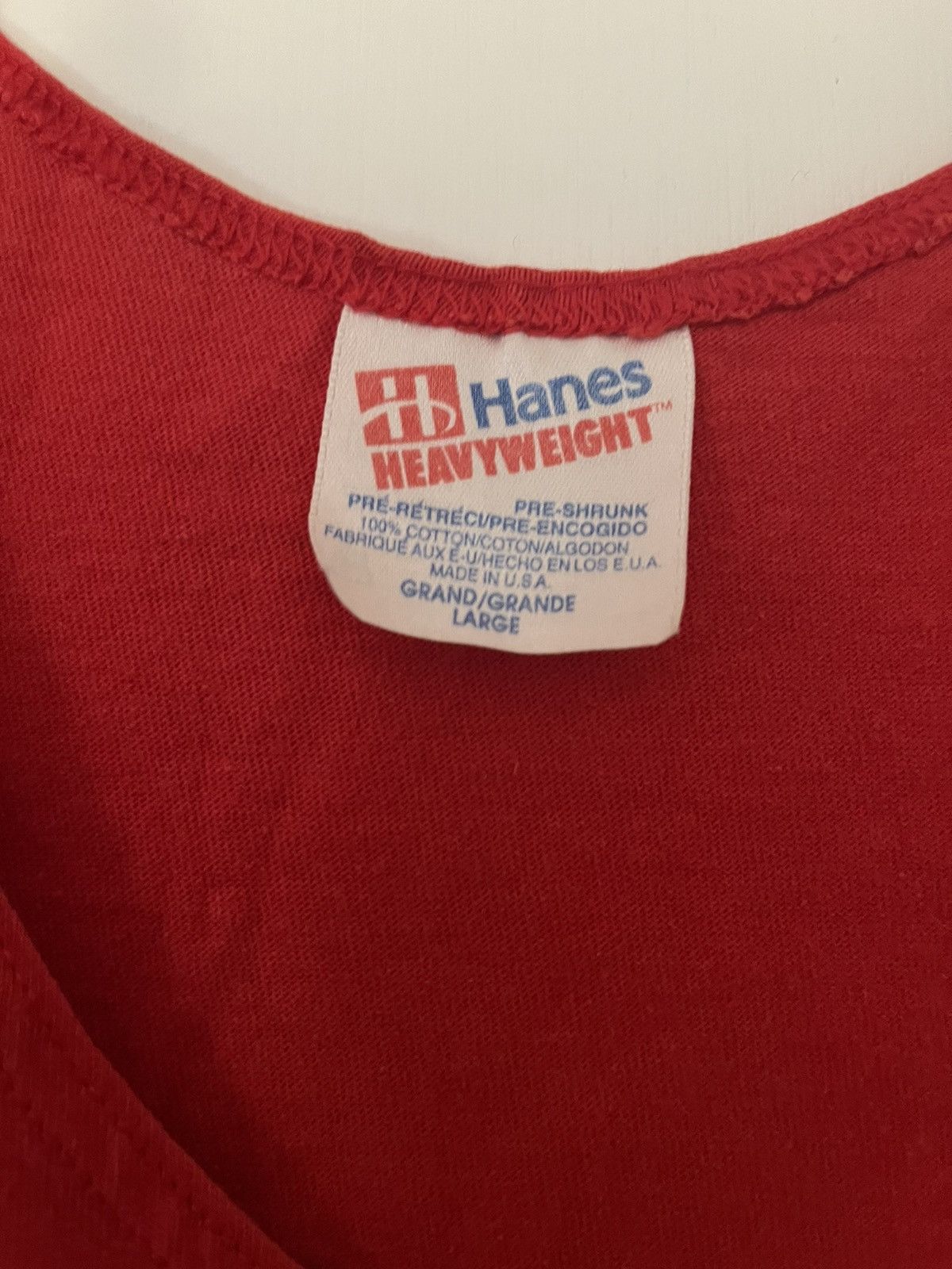 Hanes × NBA × Vintage Vintage 90s Chicago Bulls Adult Tank Top Shirt Size US L / EU 52-54 / 3 - 5 Thumbnail