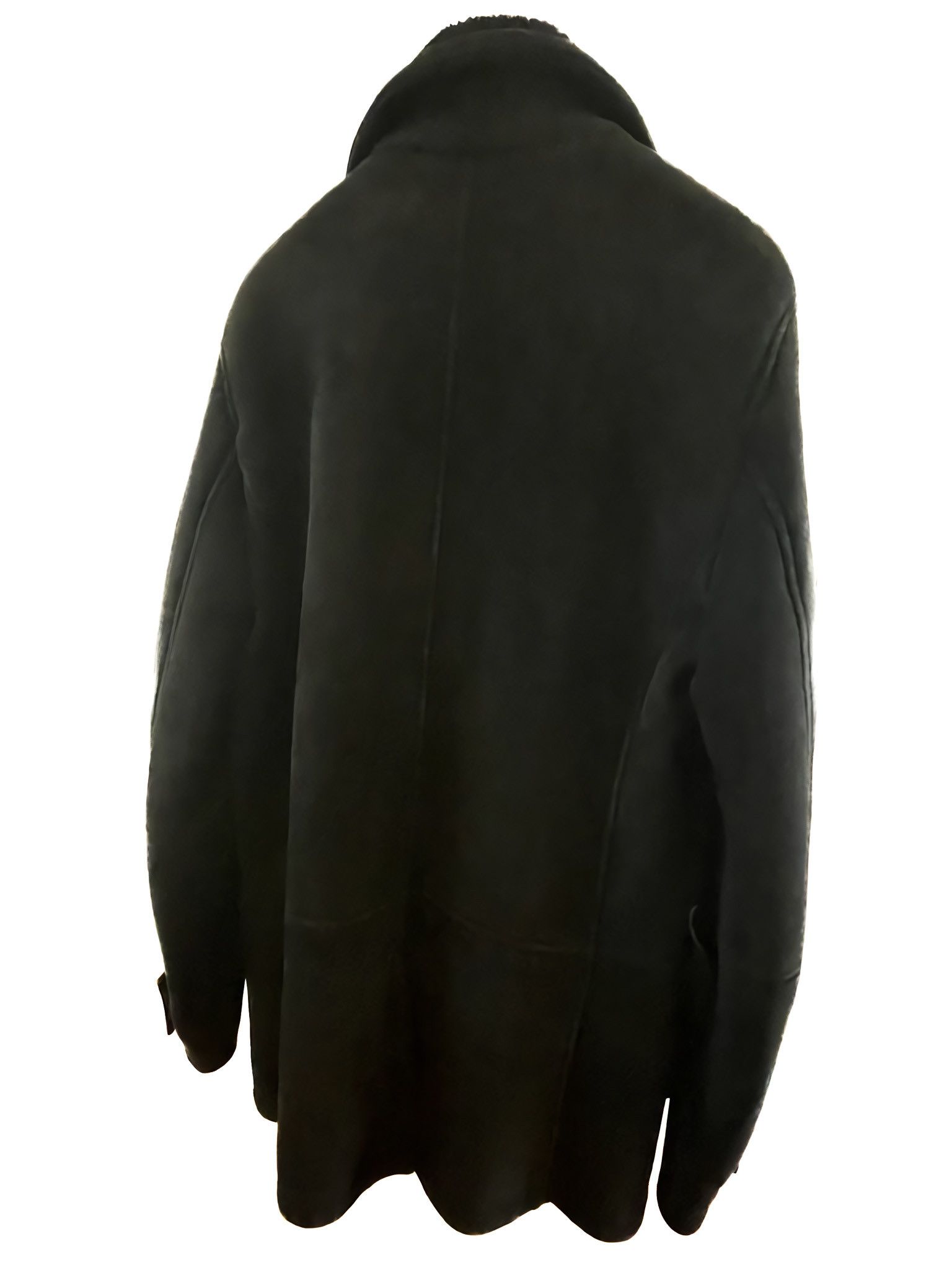 John Galliano SUEDE LEATHER SHEARLING COAT Size US M / EU 48-50 / 2 - 4 Thumbnail