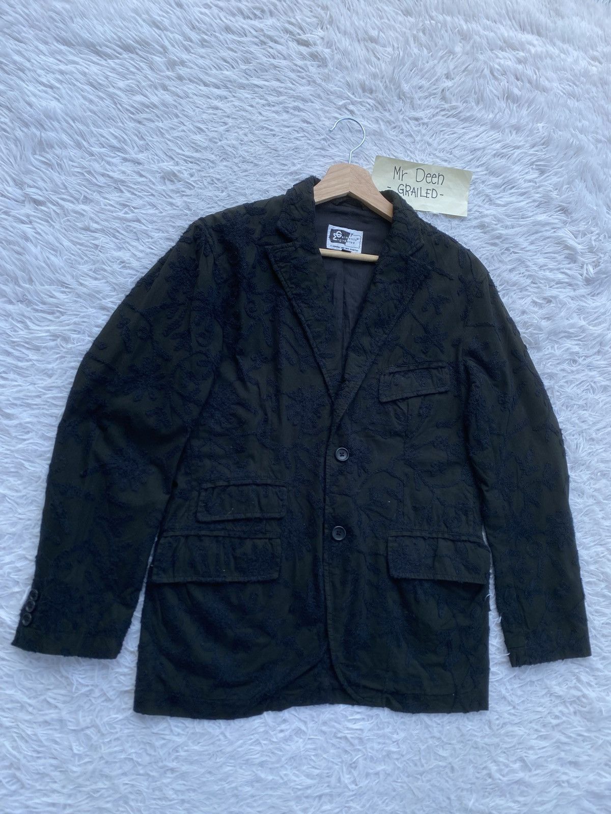 Engineered Garments Engineered Garments Chain Stitch Florals Embroidery Jacket Size XS / US 0-2 / IT 36-38 - 3 Thumbnail