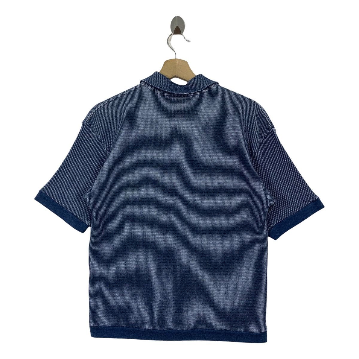 Gianfranco Ferre × Japanese Brand × Vintage Vintage 90s STUDIO 001 by FERRE Small stripe polo tee Size US M / EU 48-50 / 2 - 4 Thumbnail