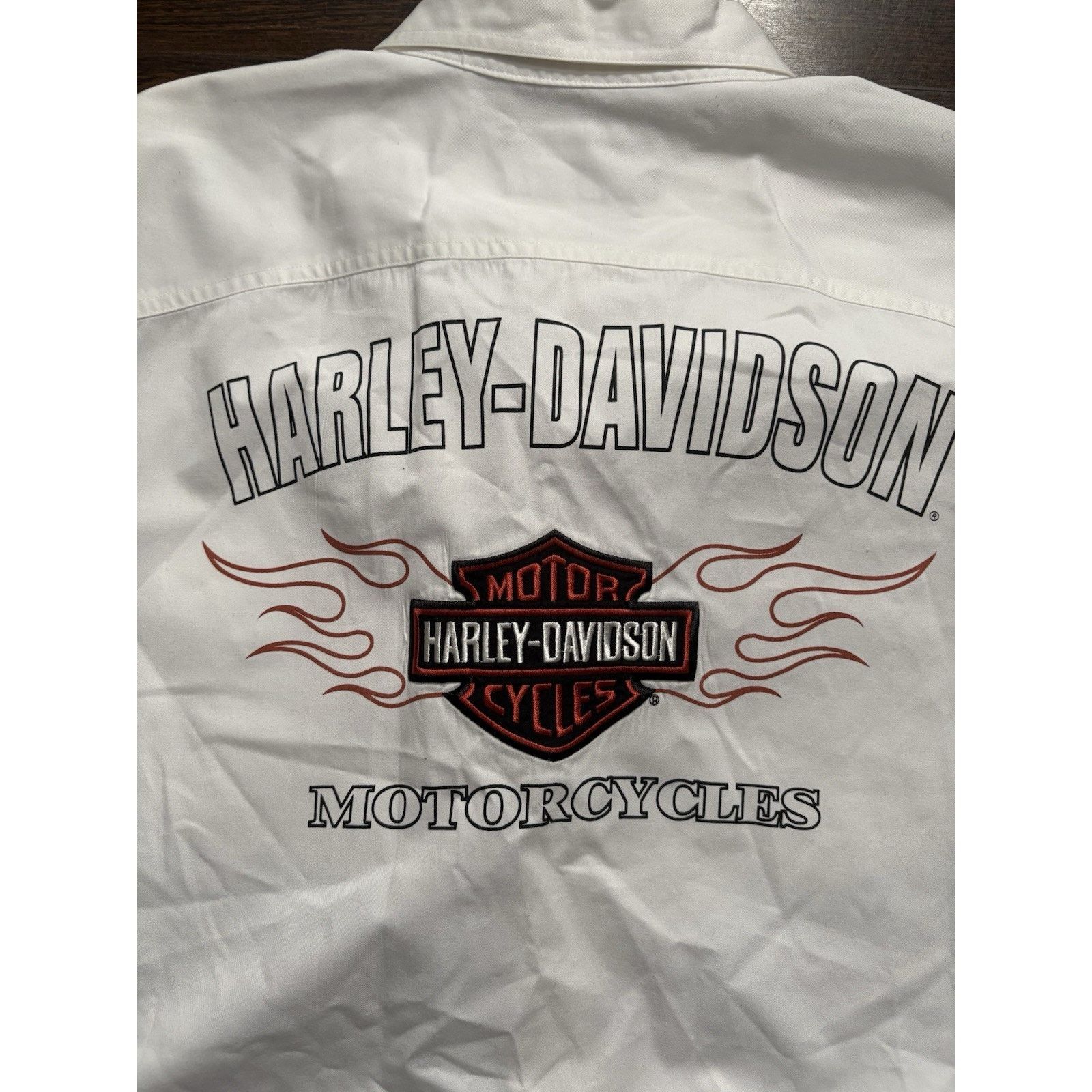 Harley Davidson Harley Shirt 90s Y2k Davidson Biker Chopper Button Up Tee L Size US L / EU 52-54 / 3 - 7 Thumbnail