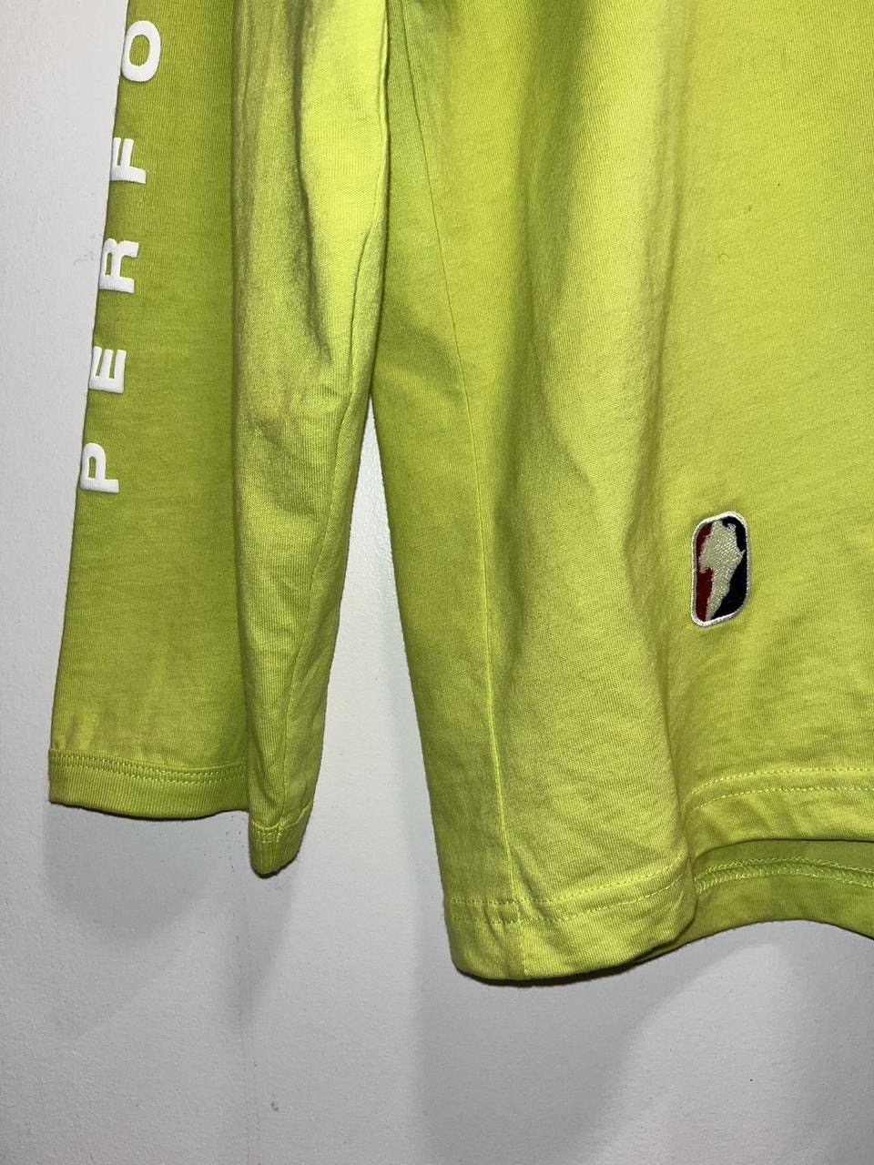 Telfar Lime Green Neon Hooded Performance Longsleeve Size US S / EU 44-46 / 1 - 3 Thumbnail