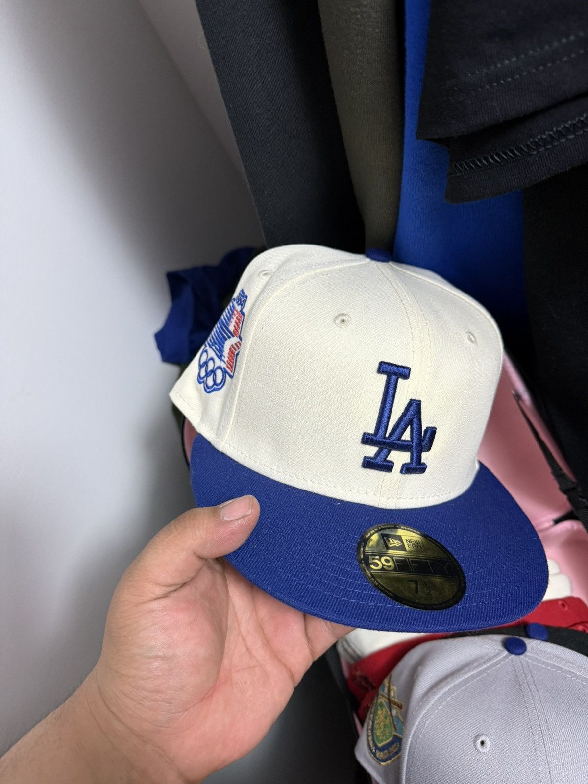 New Era Mag park LA Dodgers Olympic pack 7 1/2 3 hats Size ONE SIZE - 2 Thumbnail