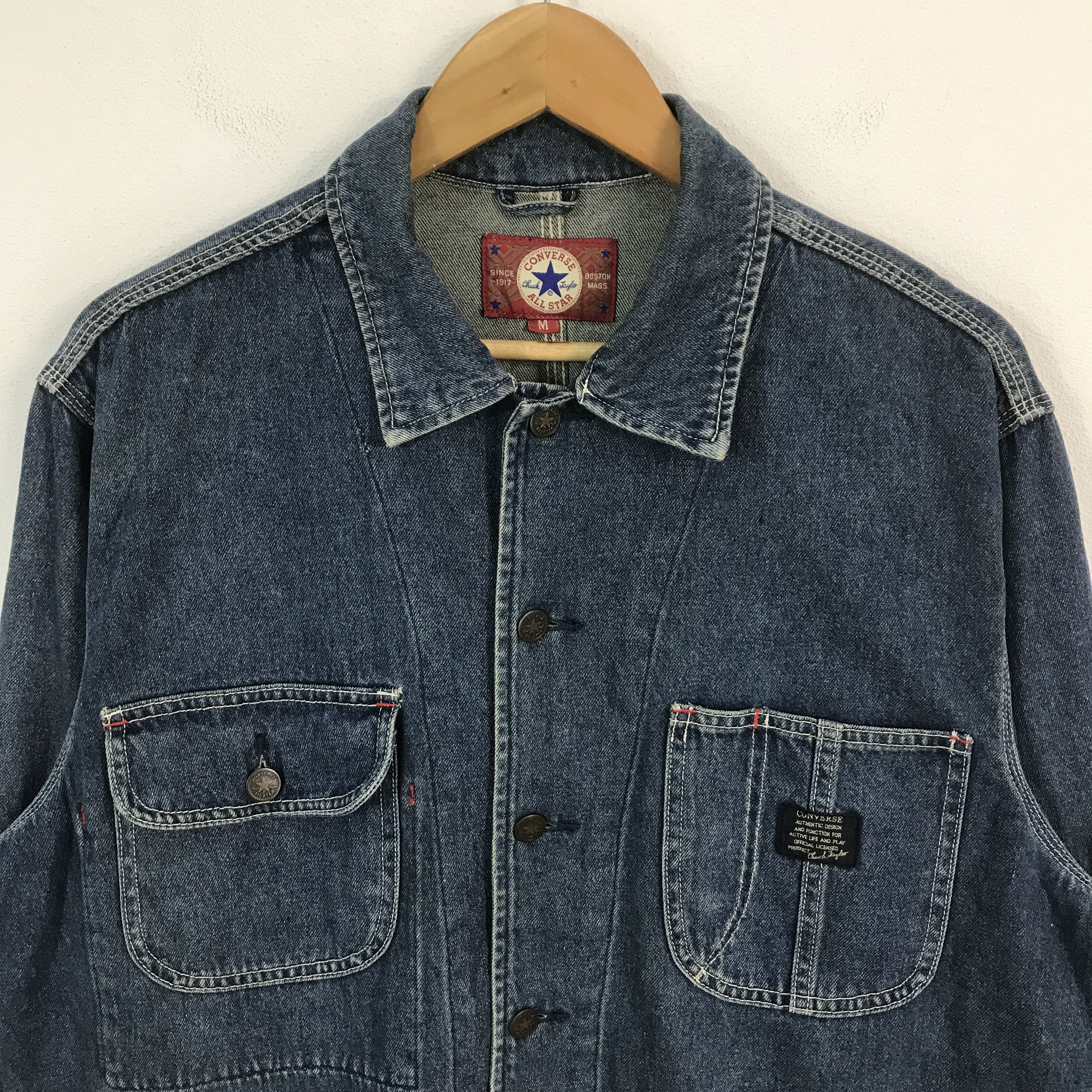 Converse converse all star chore denim jacket Size US M / EU 48-50 / 2 - 3 Thumbnail