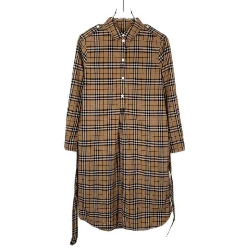 Burberry Burberry Brown Cotton Women's Dress Size XS / US 0-2 / IT 36-38 - 1 Thumbnail
