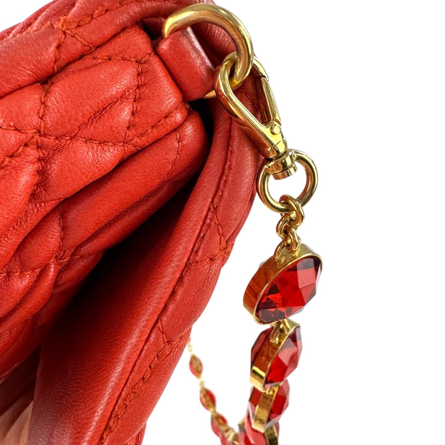 Miu Miu Miu Miu Mattelasse Crystal Flap Bag Size ONE SIZE - 15 Thumbnail