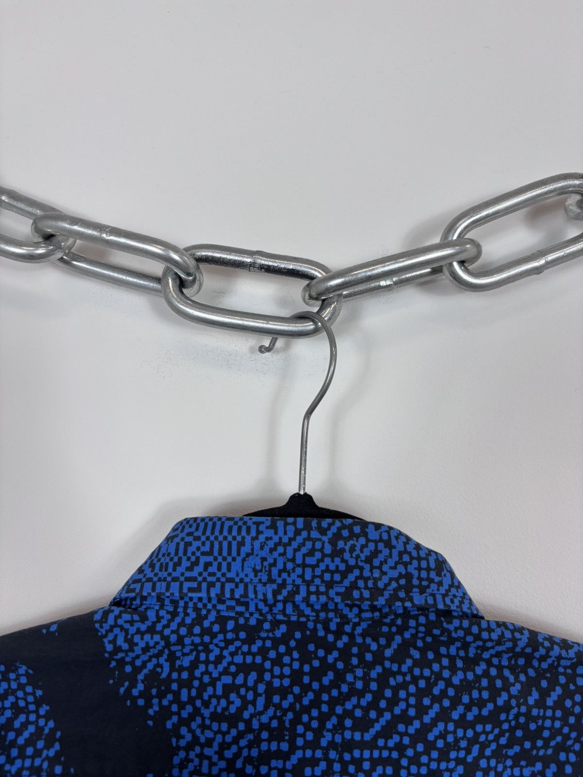Diesel Diesel Luxx NWT Men’s Blue/Black AOP Long Sleeve Shirt Size US M / EU 48-50 / 2 - 17 Thumbnail