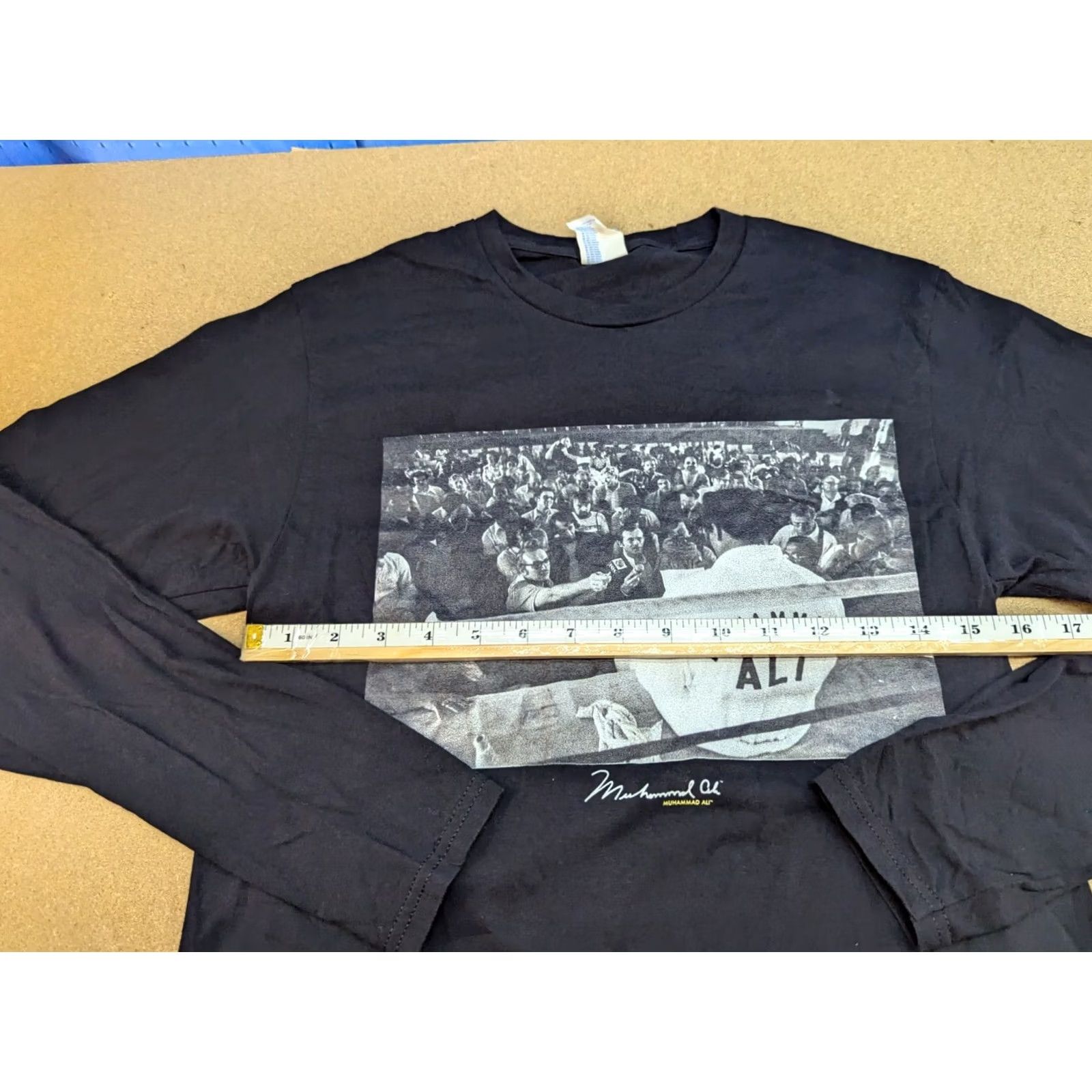 Port & Company VINTAGE Port & Company T-Shirt Mens Size S Black Long Sleeve Tribute Muhammad Ali Ken Regan Cotton Canvas Moisture Wicking 3/4 Sleeve? Size US S / EU 44-46 / 1 - 6 Thumbnail