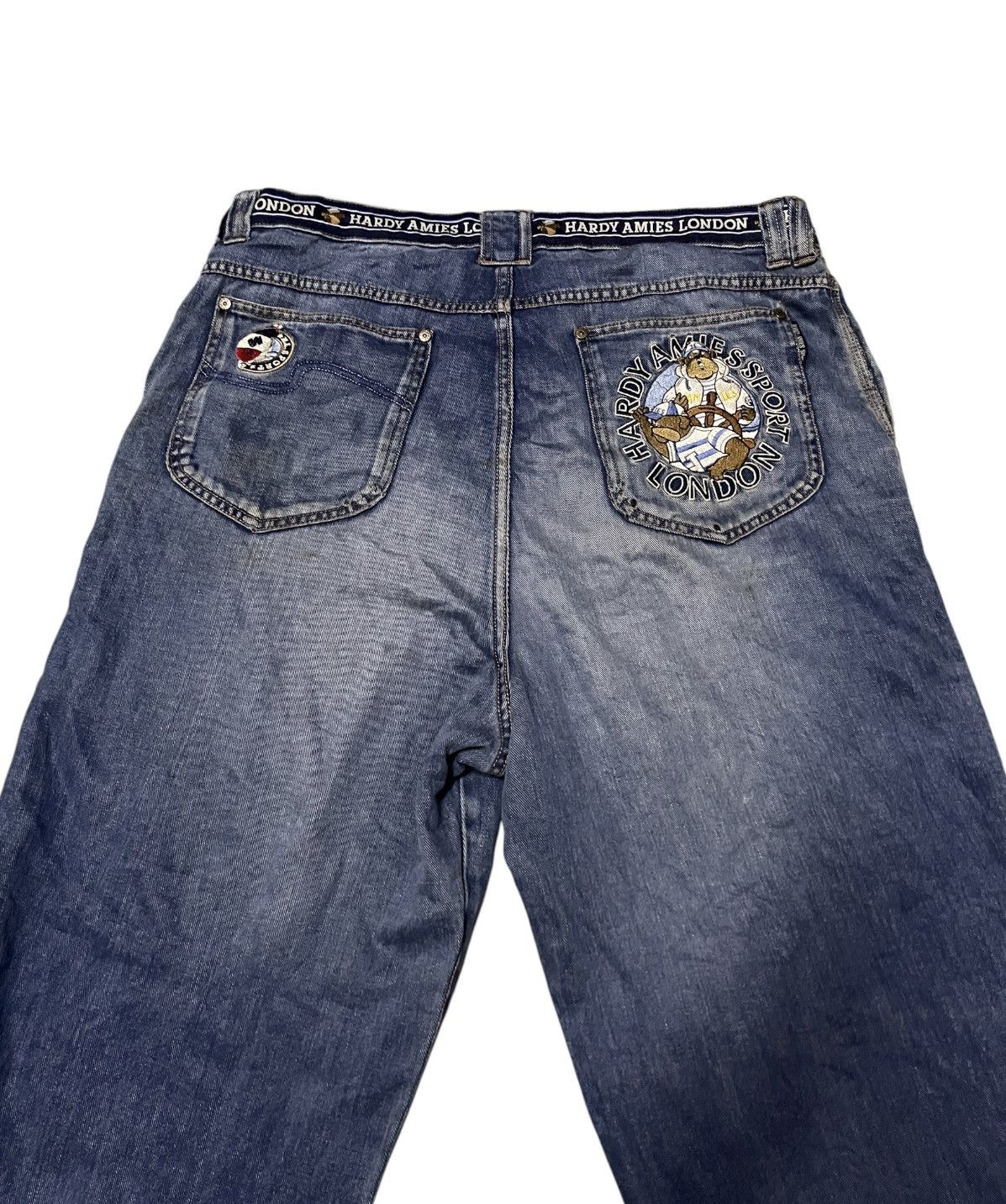 Hardy Amies FLARE !! Hardy Amies Denim Pants Size US 38 / EU 54 - 2 Thumbnail