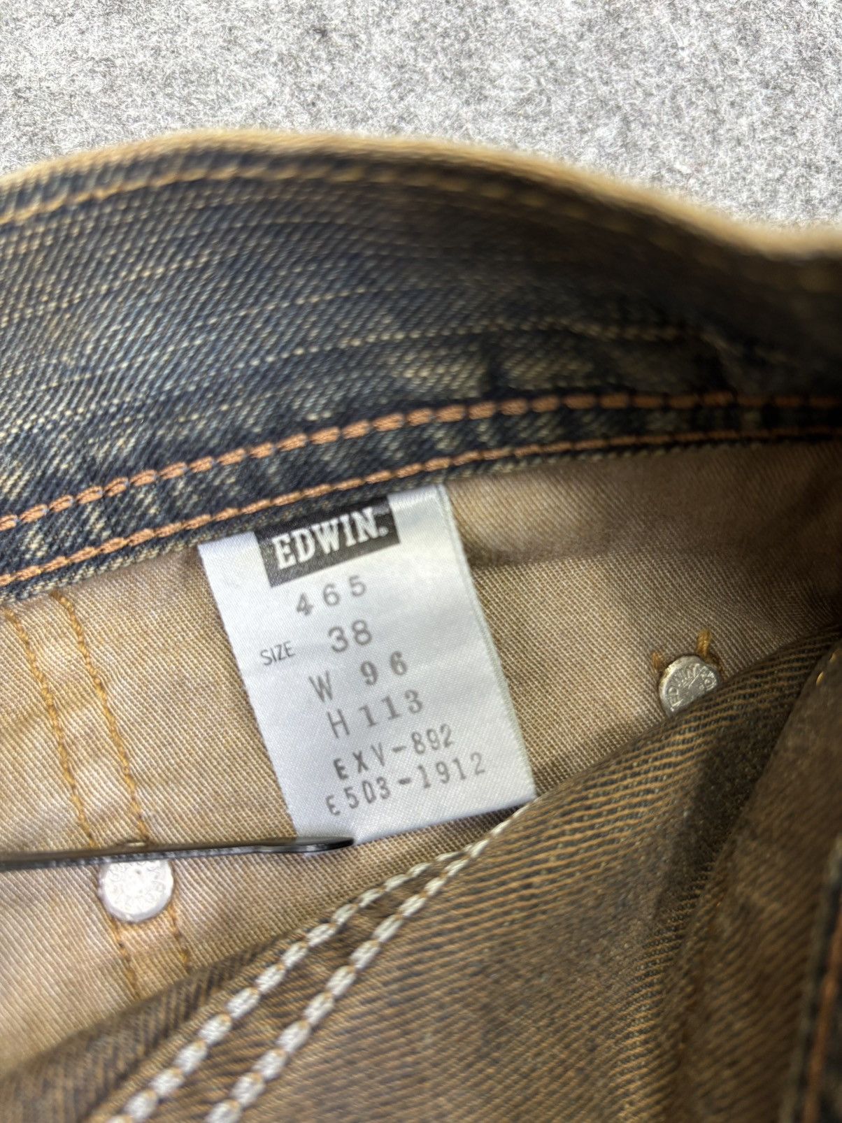 Edwin 💥Mudwash Style 💥Very Rare Edwin Extra Baggy Denim F899 Size US 40 / EU 56 - 16 Thumbnail