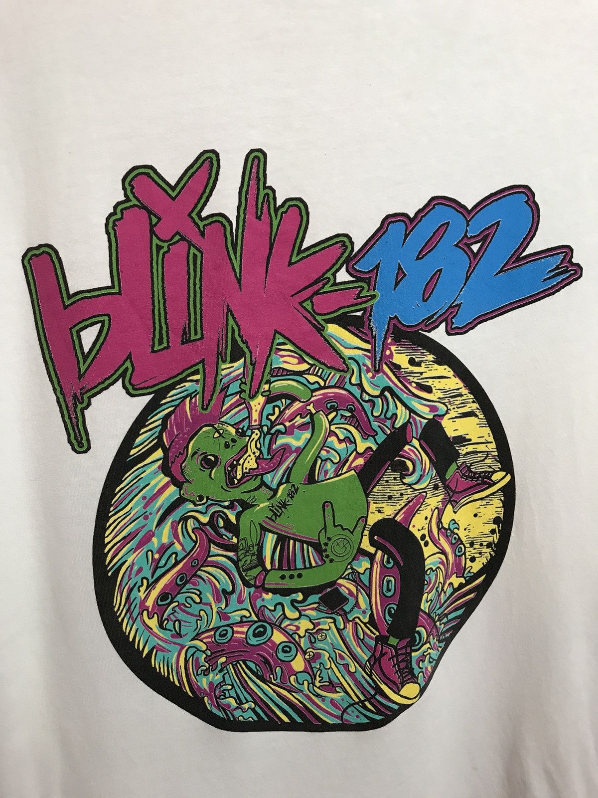 Band Tees × Vintage Vintage Blink 182 band rock tee Size US L / EU 52-54 / 3 - 3 Thumbnail