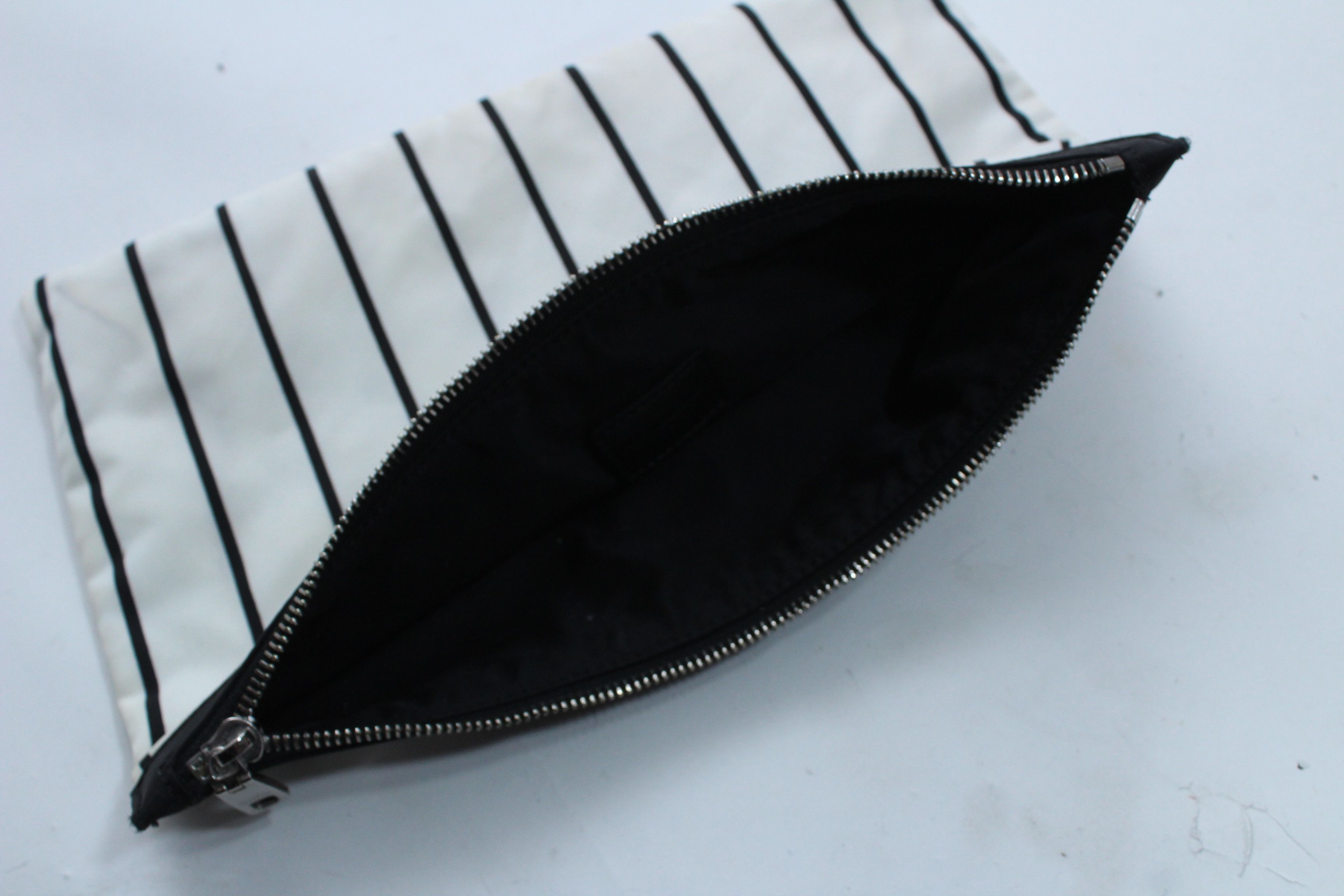 Dolce & Gabbana Dolce & Gabbana "The King of Love" Striped Pouch Bag Size ONE SIZE - 10 Thumbnail