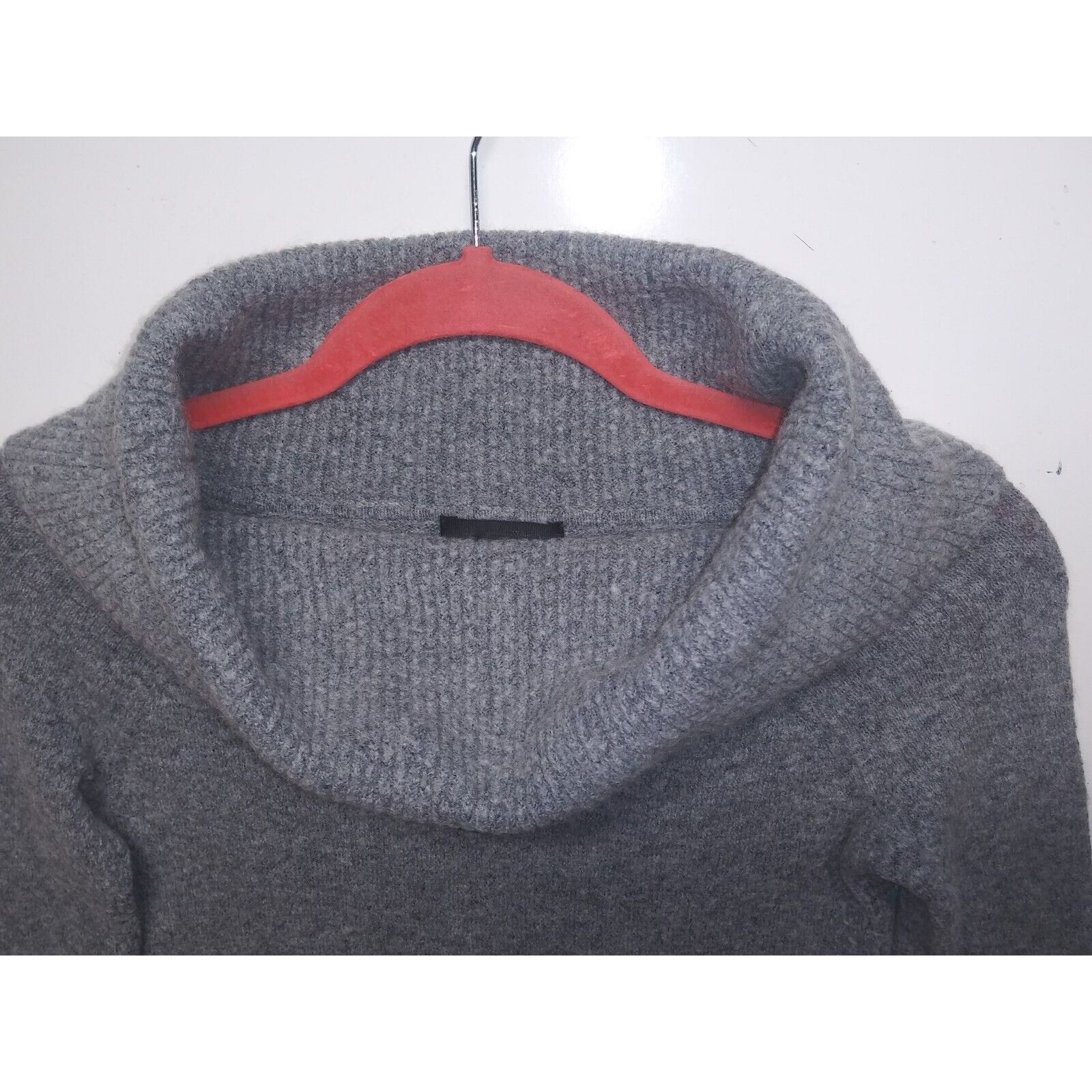 J.Crew J.Crew sweater ALPACA MERINO WOOL XS Cowl Neck gray pullover Size XS / US 0-2 / IT 36-38 - 4 Thumbnail