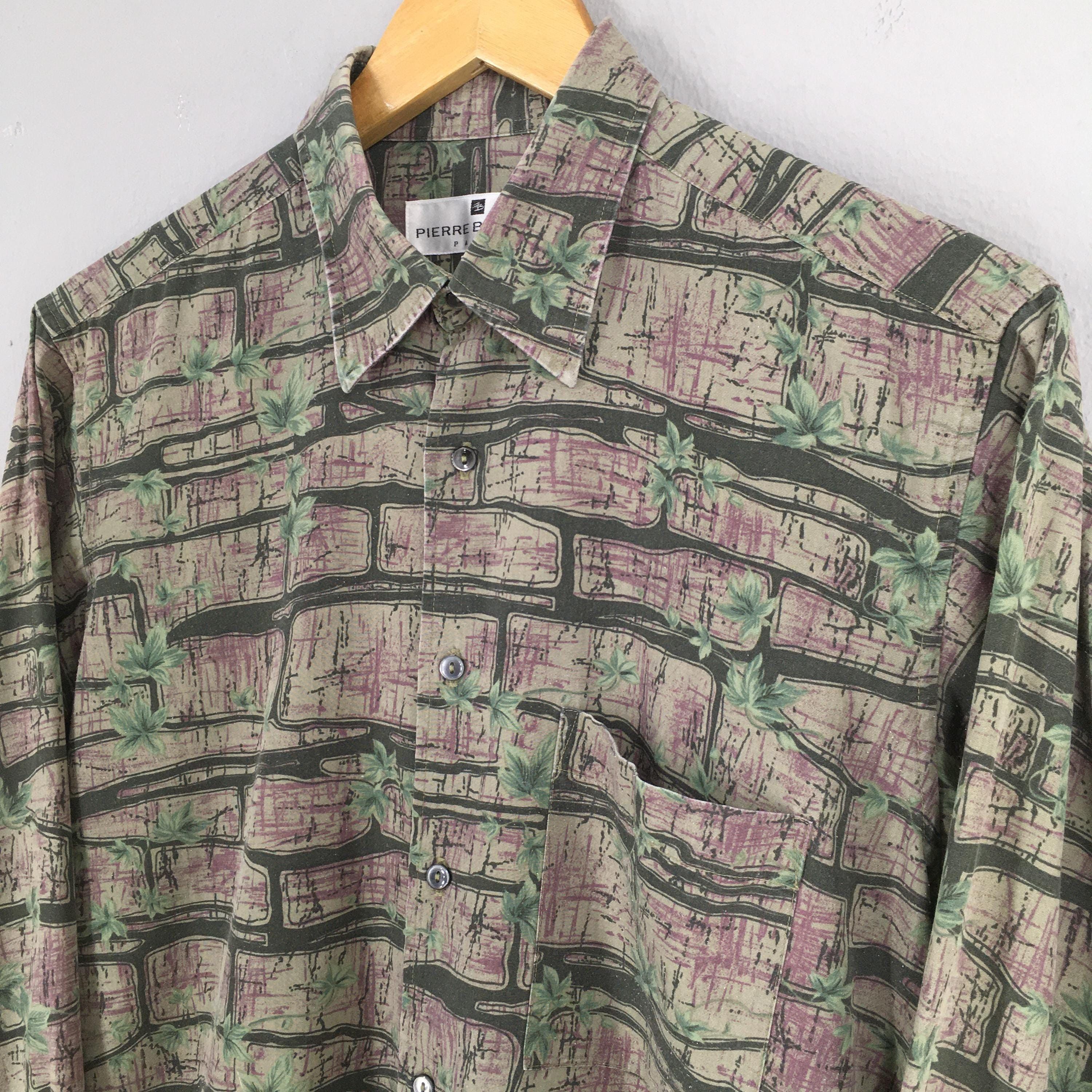 Pierre Balmain Vintage Pierre Balmain Abstract Pattern Shirt Medium Size US M / EU 48-50 / 2 - 3 Thumbnail