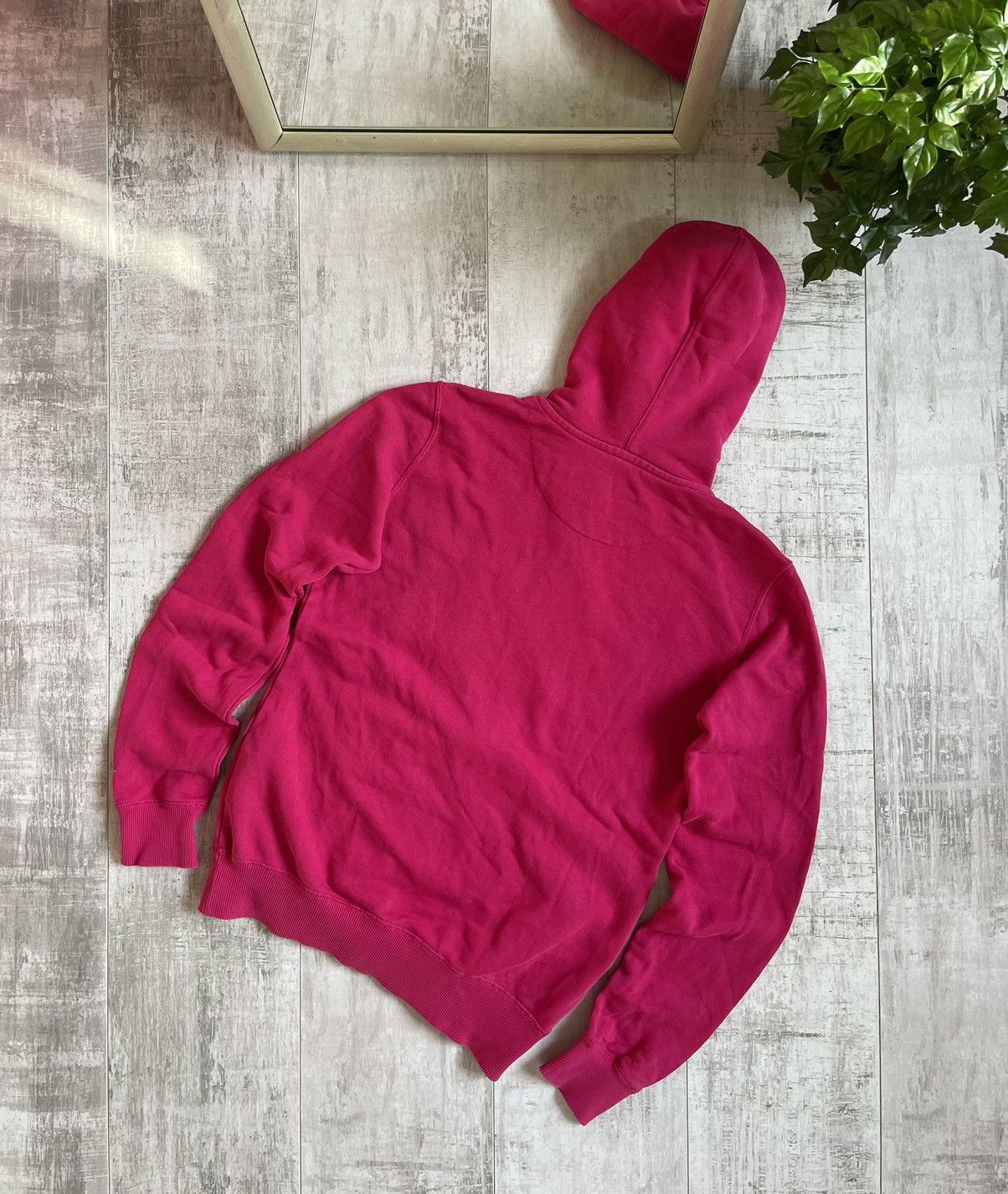 Nike × Vintage Vintage Y2K Nike Zip-Up Hoodie Central Logo Swoosh Size M / US 6-8 / IT 42-44 - 5 Thumbnail