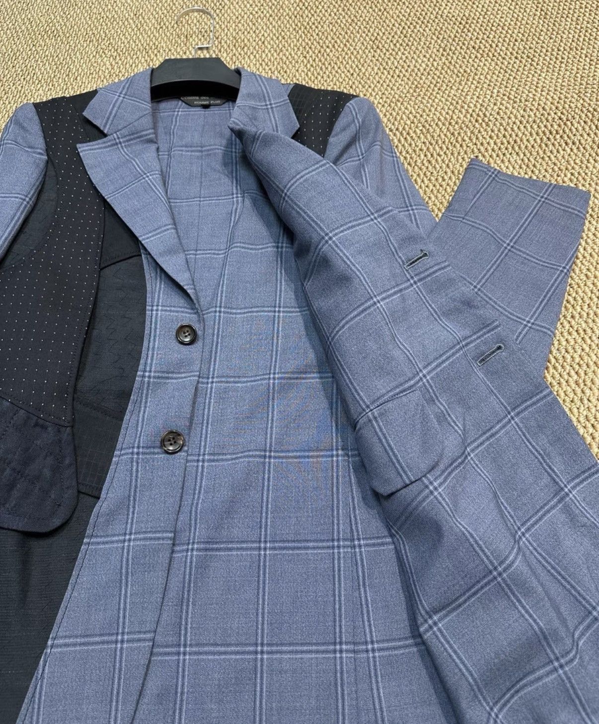 Comme des Garcons Homme Plus Comme des Garcons Homme Plus Multi-Material Jacket K23 Size US XS / EU 42 / 0 - 5 Thumbnail