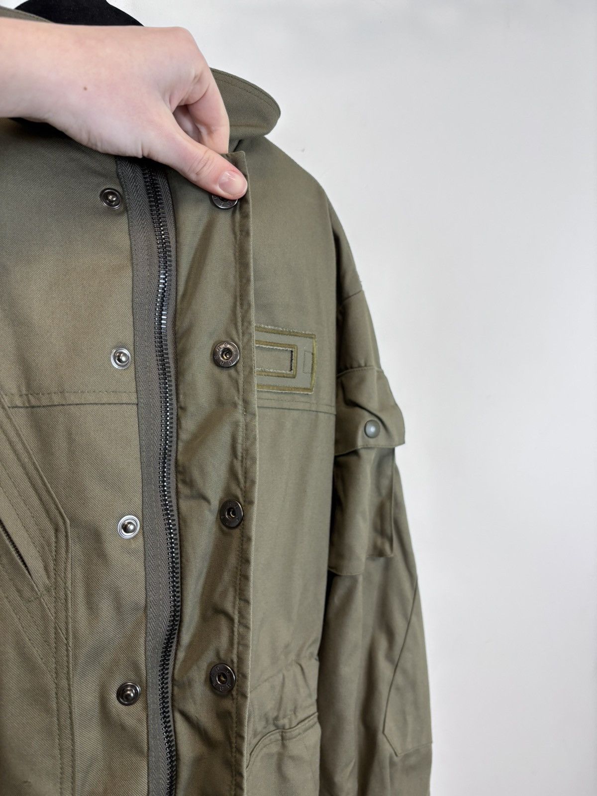 Other Vintage Swiss Military Fortress Guard Olive Field Jacket Size US L / EU 52-54 / 3 - 15 Thumbnail