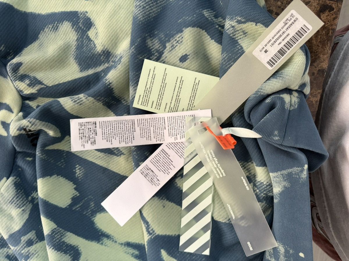 Off-White Size Med- OFF-WHITE Brand Tie-Dye Trashed Sweatshirt Size M / US 6-8 / IT 42-44 - 5 Thumbnail