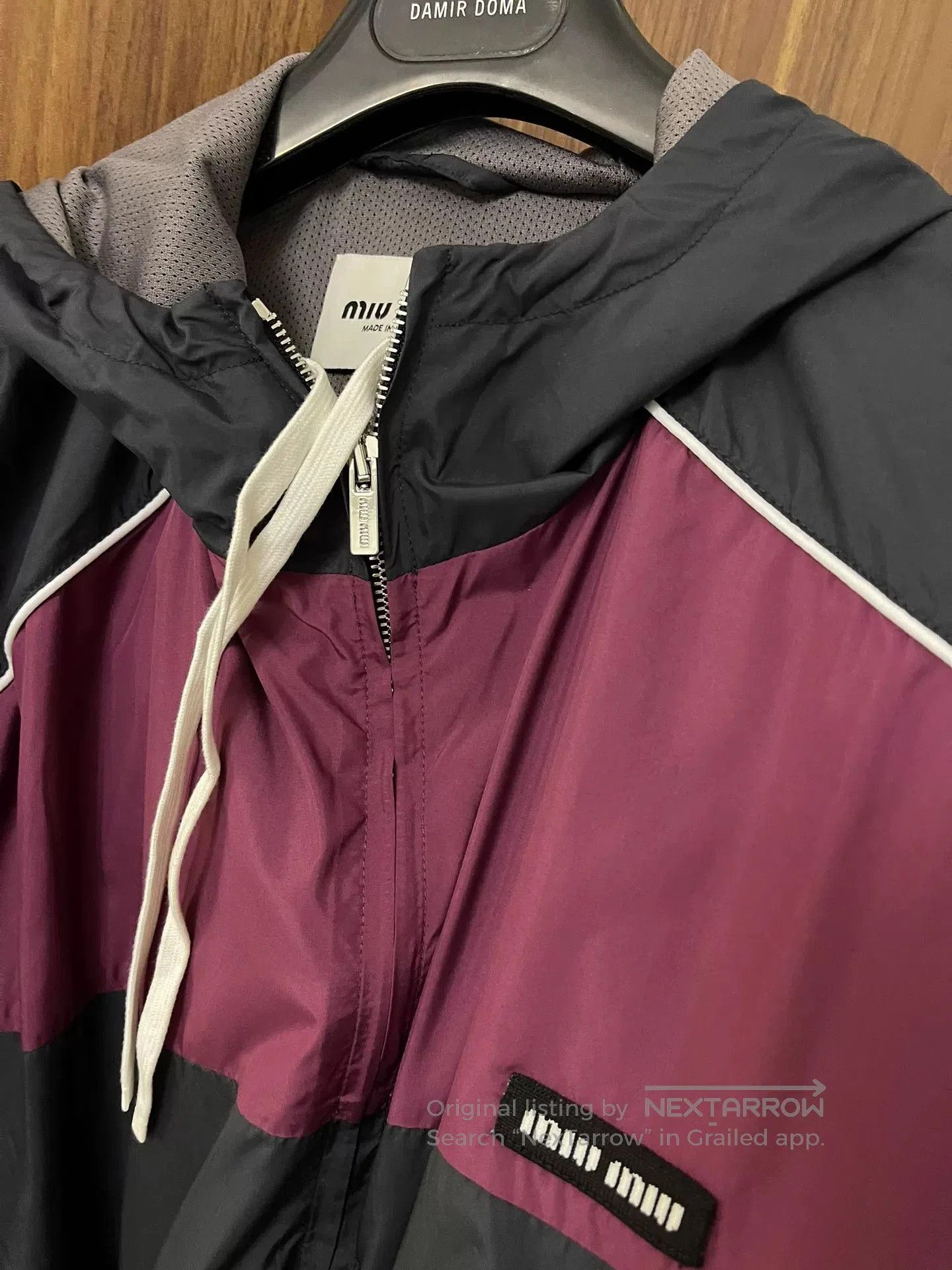 Miu Miu Miu Miu Women's Colorblock Lightweight Jacket. Size XS / US 0-2 / IT 36-38 - 9 Thumbnail