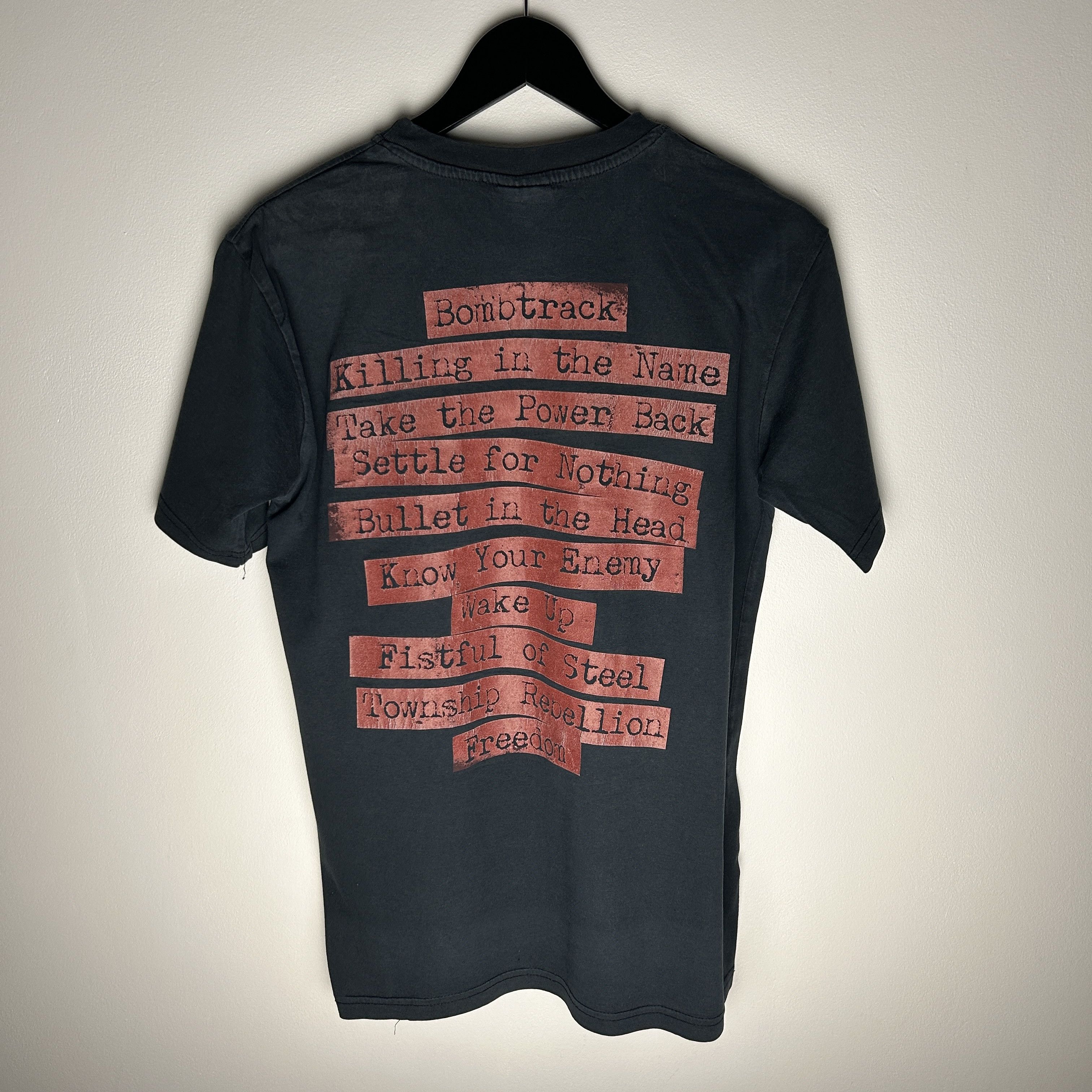 Band Tees Vintage Rage Against The Machine Burning Monk Band T-shirt Size US L / EU 52-54 / 3 - 2 Thumbnail