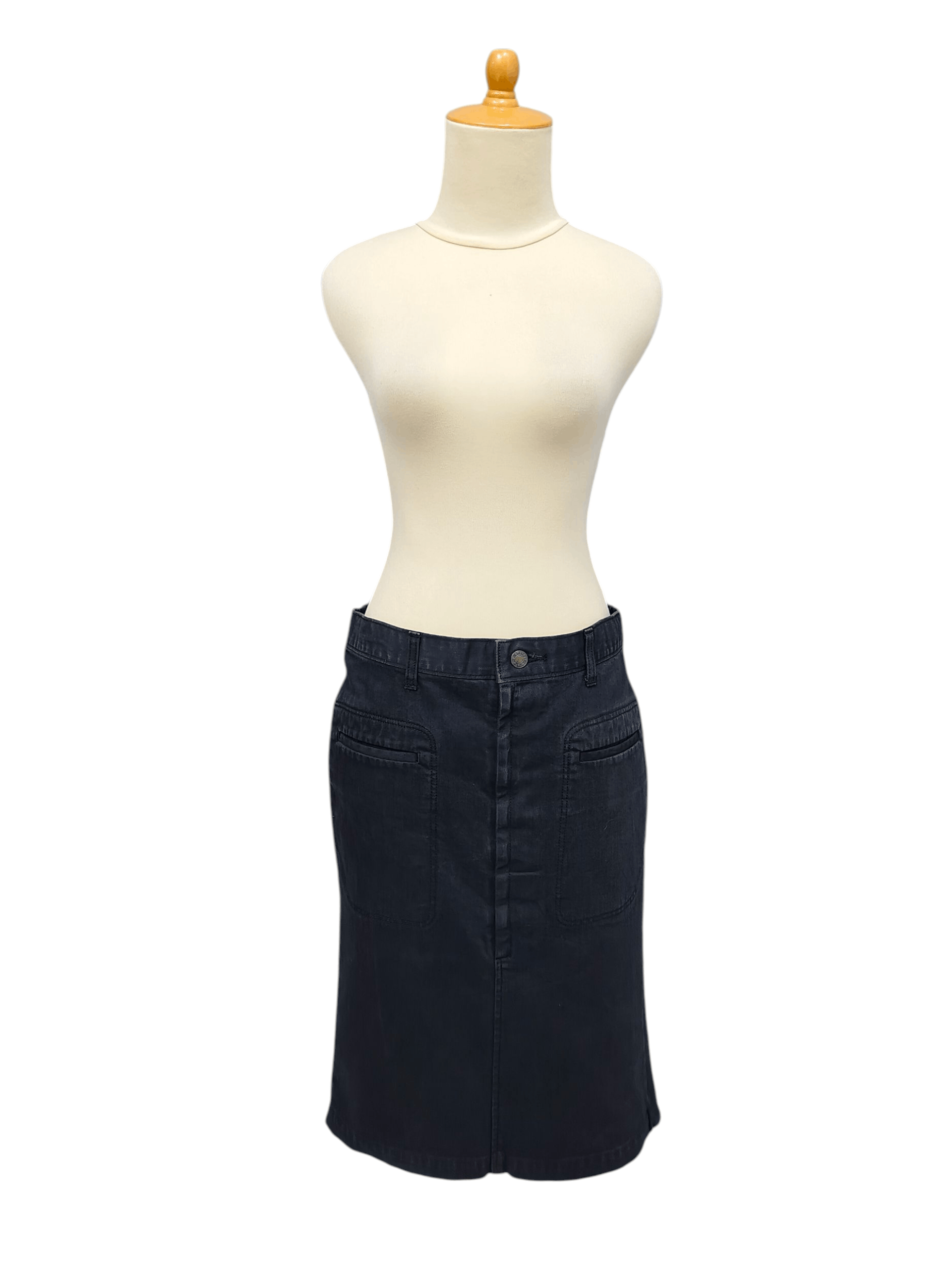 Frapbois 💥Frapbois 🇯🇵 Hybrid Dark Wash Utility Front Pocket Skirt Size 32" / US 10 / IT 46 - 1 Thumbnail