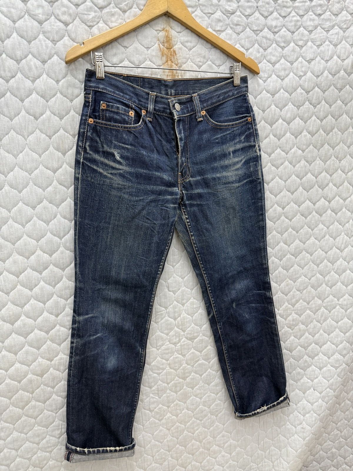Levi's 🔥🔥🔥STEALS VTG LEVIS DISTRESSED DENIM Size 28" / US 6 / IT 42 - 2 Thumbnail