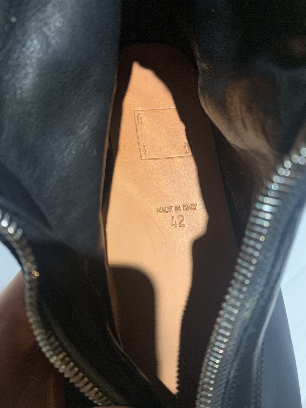 Guidi kangaroo black full grain Size US 9 / EU 42 - 9 Thumbnail