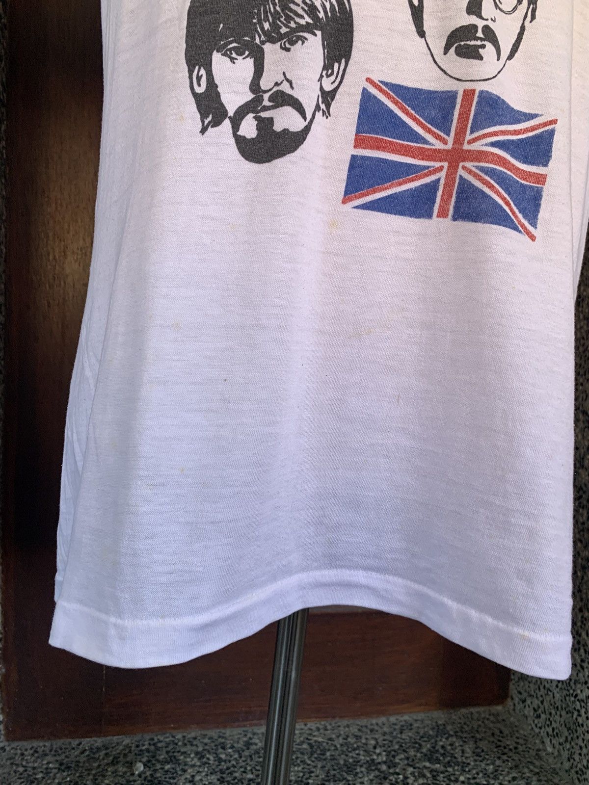 Band Tees Vintage 80s The Beatles Rock Band Ringer T shirt Size US M / EU 48-50 / 2 - 5 Thumbnail