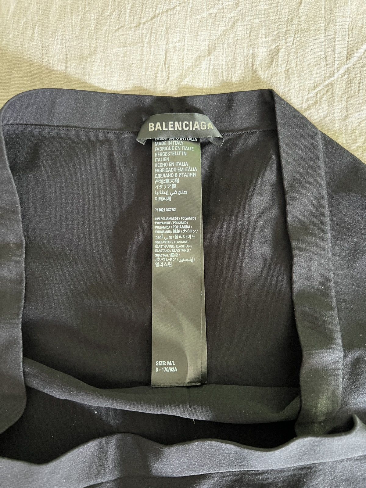 Balenciaga Balenciaga Strapless Black Midi Dress (Size M/L) Size M / US 6-8 / IT 42-44 - 3 Thumbnail
