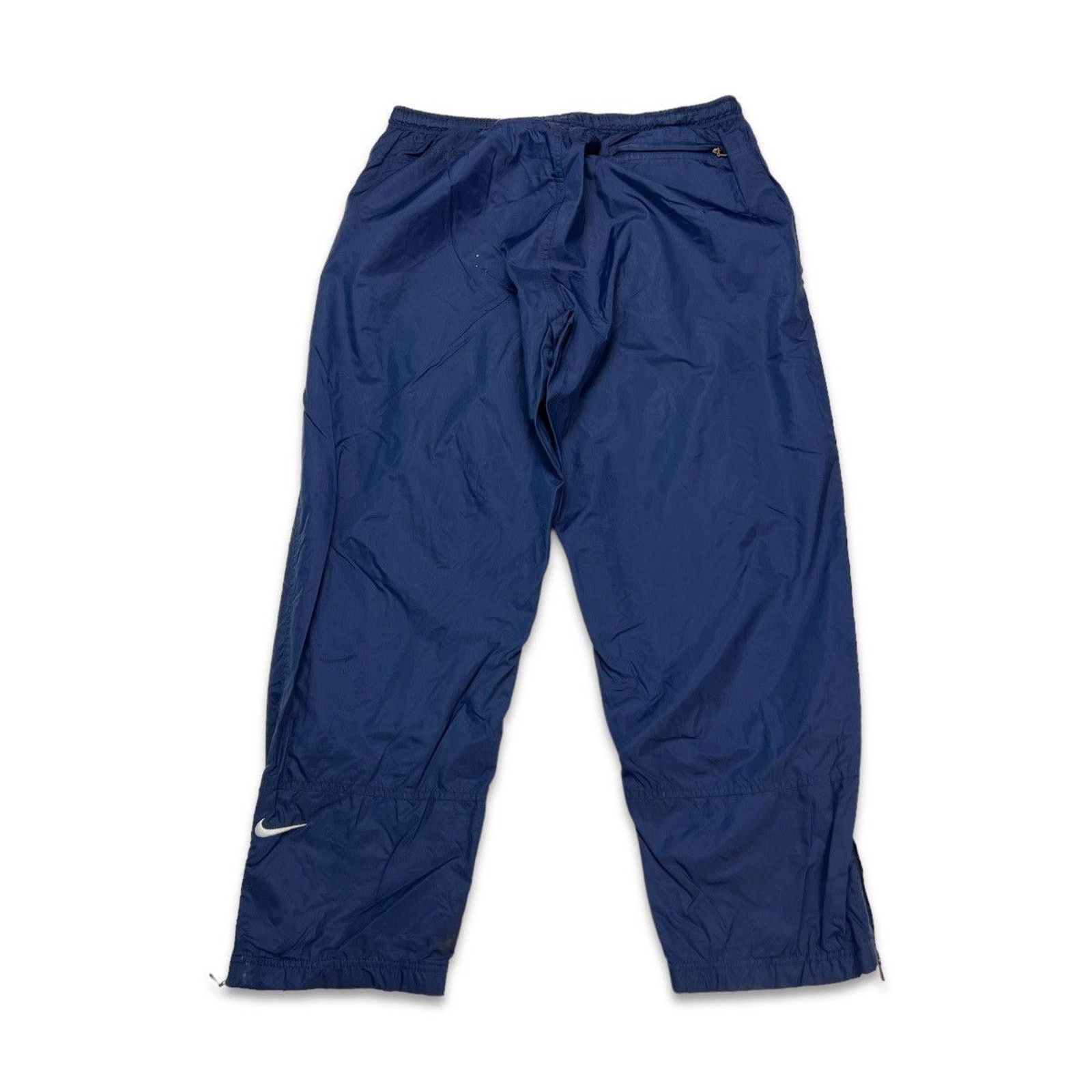 Nike × Vintage Vintage 90s Nike Track Pants Medium Ankle Swoosh Windbreaker Size US 32 / EU 48 - 3 Thumbnail