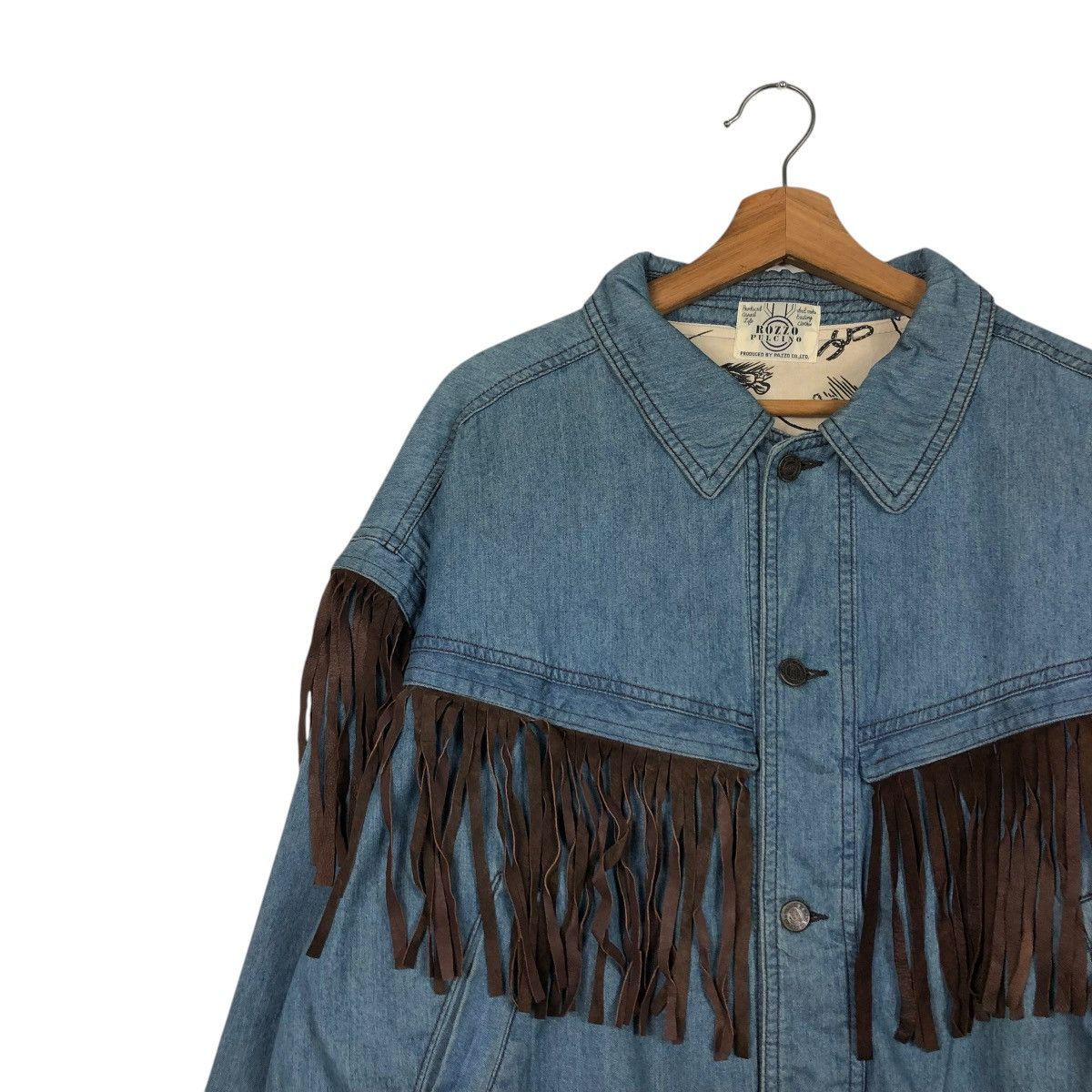 Japanese Brand 🔥VINTAGE BOMBER DENIM JACKET PAZZO CO LTD ISSEY MIYAKE Size US M / EU 48-50 / 2 - 9 Thumbnail