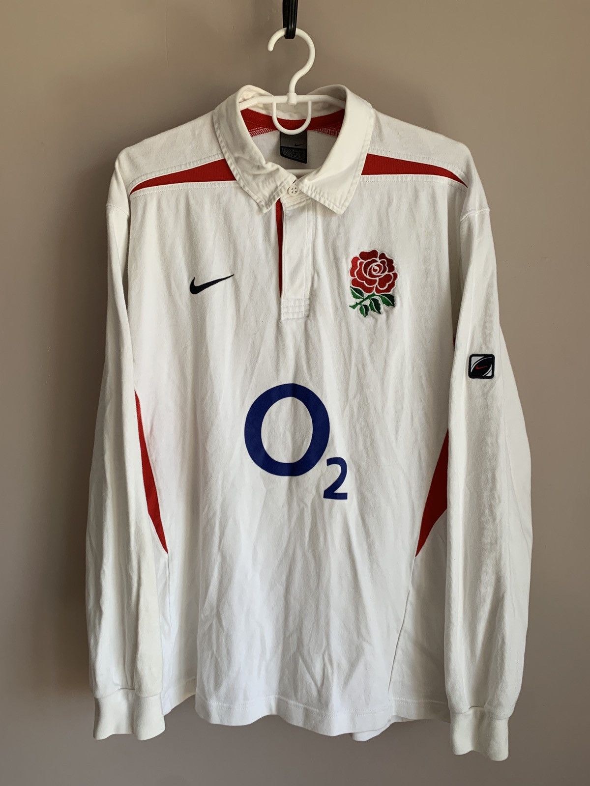 Nike England 2003 World Cup Rugby Union Nike Shirt Long Sleeve XL Size US XL / EU 56 / 4 - 1 Thumbnail