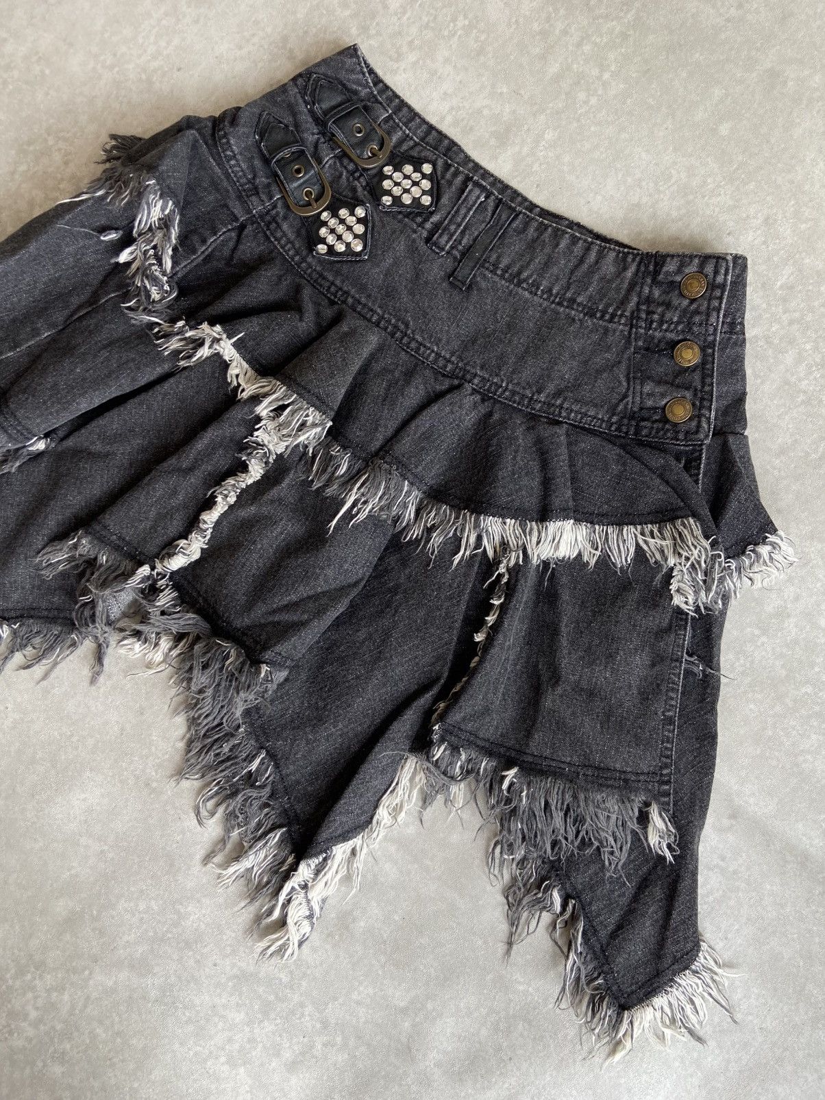 If Six Was Nine 🌹GIVE ME OFFER🌹Algonquins Punk Style Skirt Size 29" - 3 Thumbnail