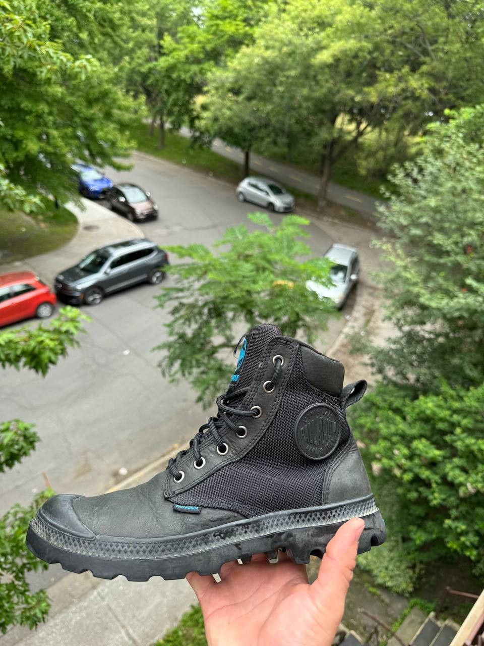 Designer × Palladium × Vintage Vtg Paladium Canvas Baggy Boots Vintage Pampa HI Y2K Size US 7 / EU 40 - 3 Thumbnail