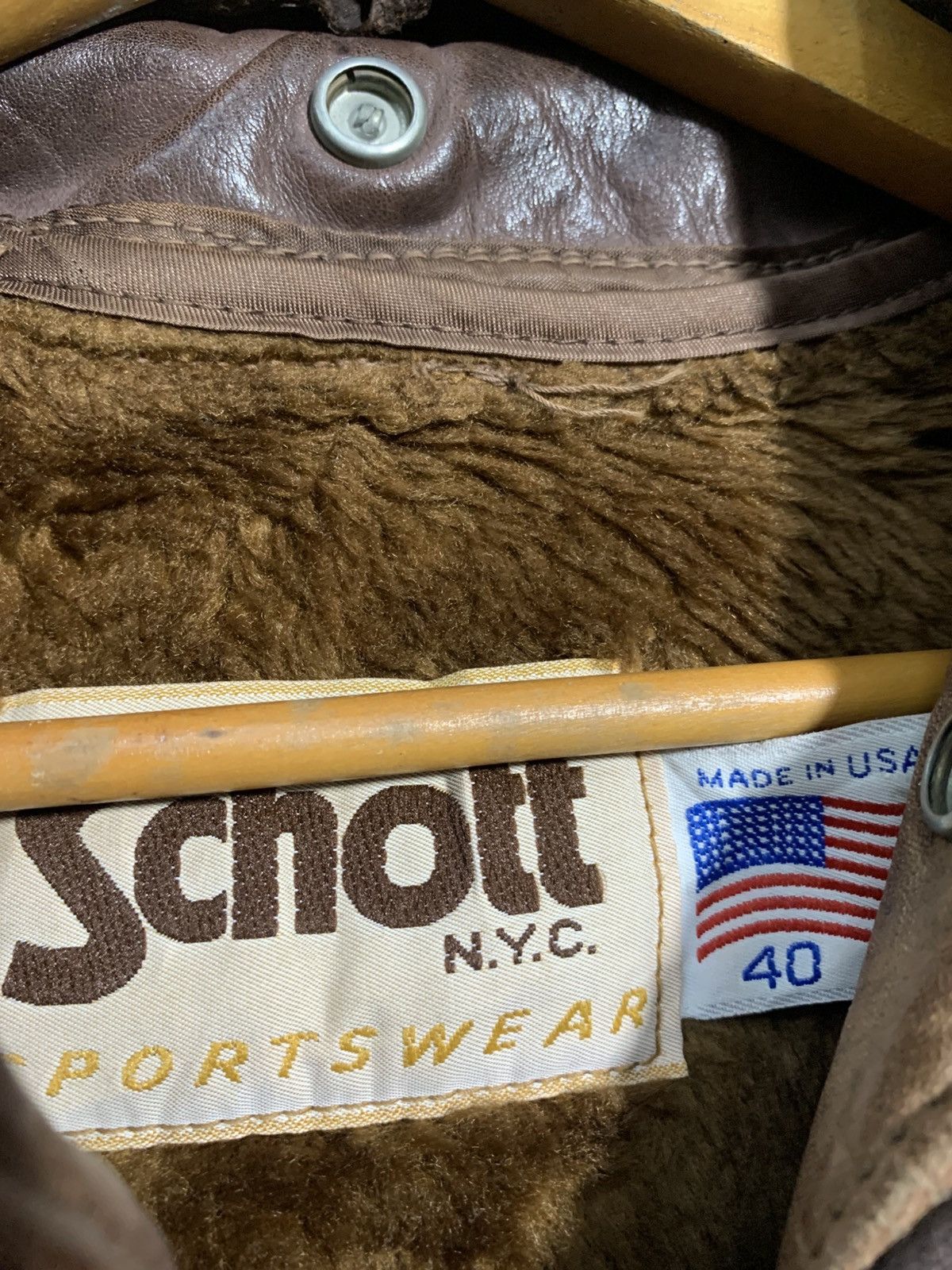 Schott 🔥VTG SCHOTT NYC LEATHER JACKET TYPE A-2 USAF Size US M / EU 48-50 / 2 - 11 Thumbnail