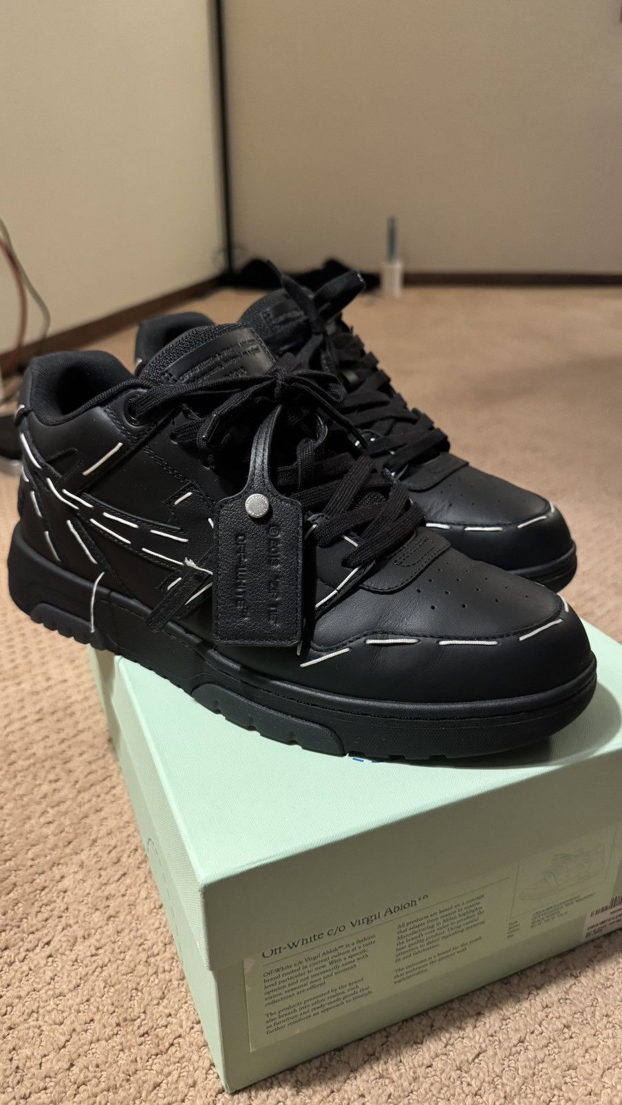 Off-White Off-White Out of Office Low Sartorial Stitching Sneakers Size US 12 / EU 45 - 2 Thumbnail