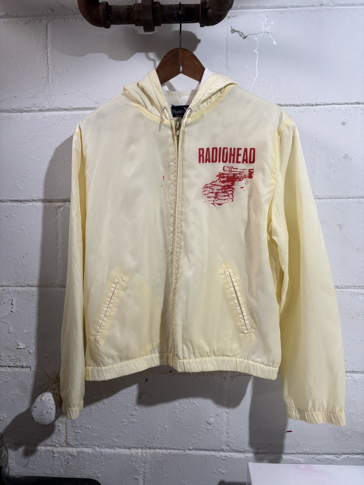 Band Tees Radiohead windbreaker. Size US L / EU 52-54 / 3 - 1 Thumbnail