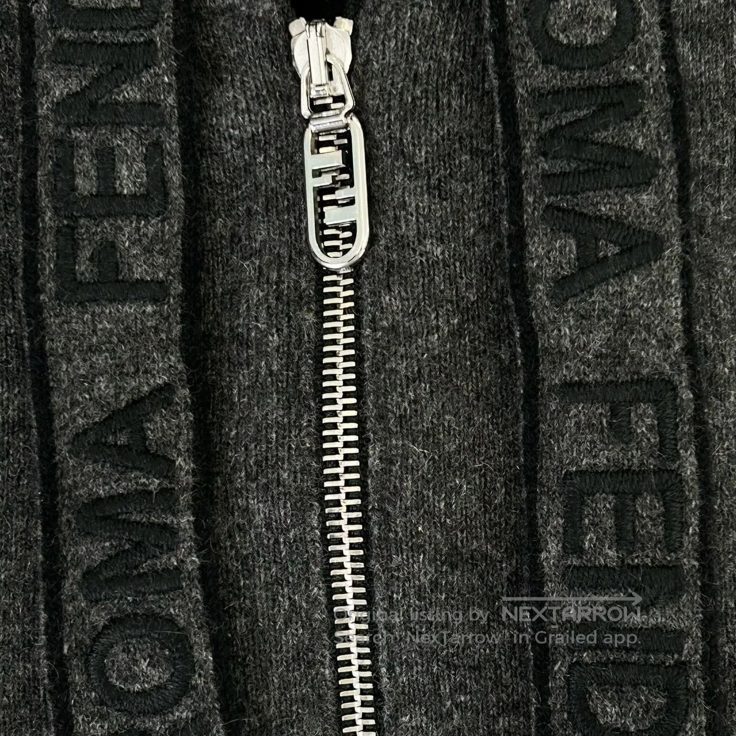 Fendi FENDI size44 New Dark Gray Cashmere-Wool Blend Hooded Cardi Size US S / EU 44-46 / 1 - 6 Thumbnail