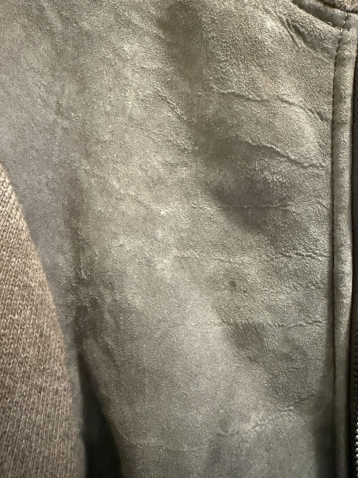 Saks Fifth Avenue Calf Skin Plated Wool Lined Zip Sweater Size US M / EU 48-50 / 2 - 10 Thumbnail