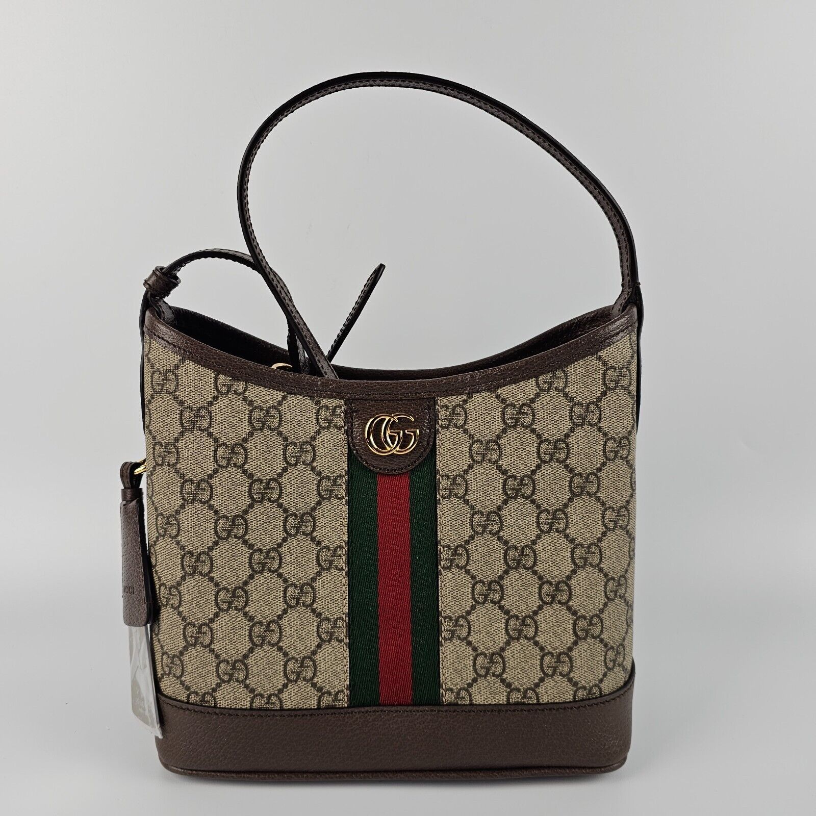 Gucci GUCCI Ophidia Small Beige/Ebony Shoulder Bag New Authentic Size ONE SIZE - 1 Thumbnail
