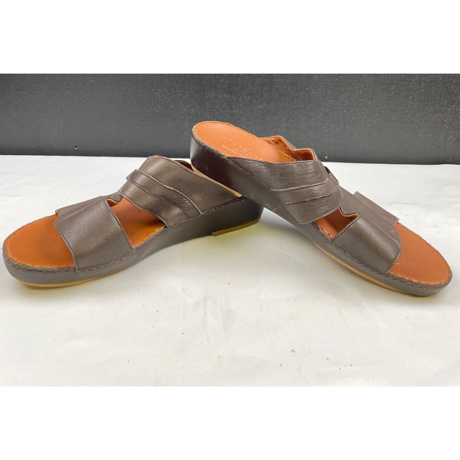 Other Ajyad Men's Brown Leather Sandals/Shoes/Slip on Size 11 SKU Size US 11 / EU 44 - 3 Thumbnail