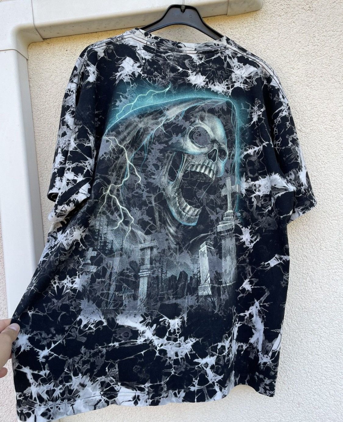 Japanese Brand Vintage Skeleton Skull Japanese Tee y2k archive opium Avant Size US XXL / EU 58 / 5 - 2 Thumbnail