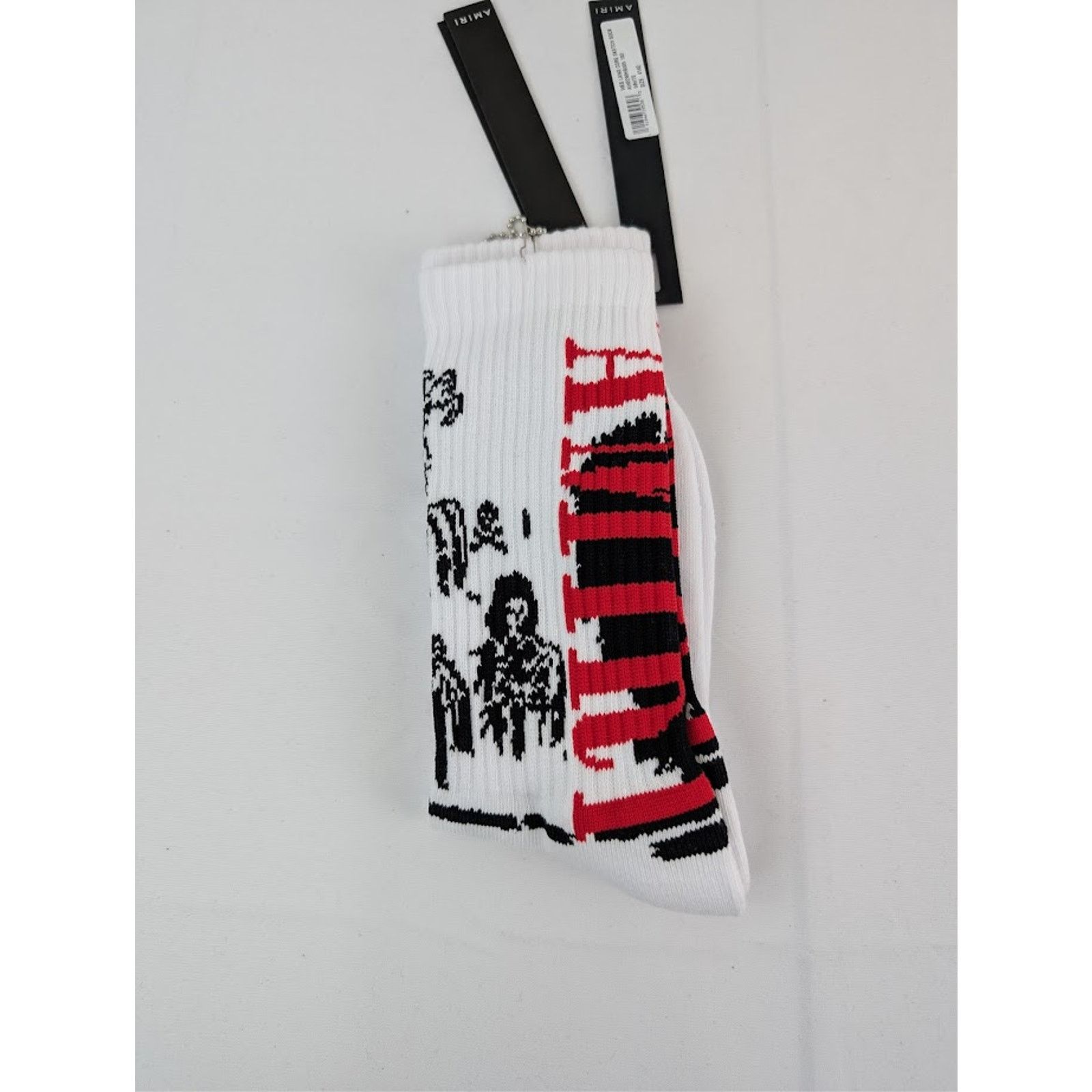 Amiri × Wes Lang o1rshd1 Q:2 / Size: 43-44 / Core Sketch Socks in White Size ONE SIZE - 1 Thumbnail