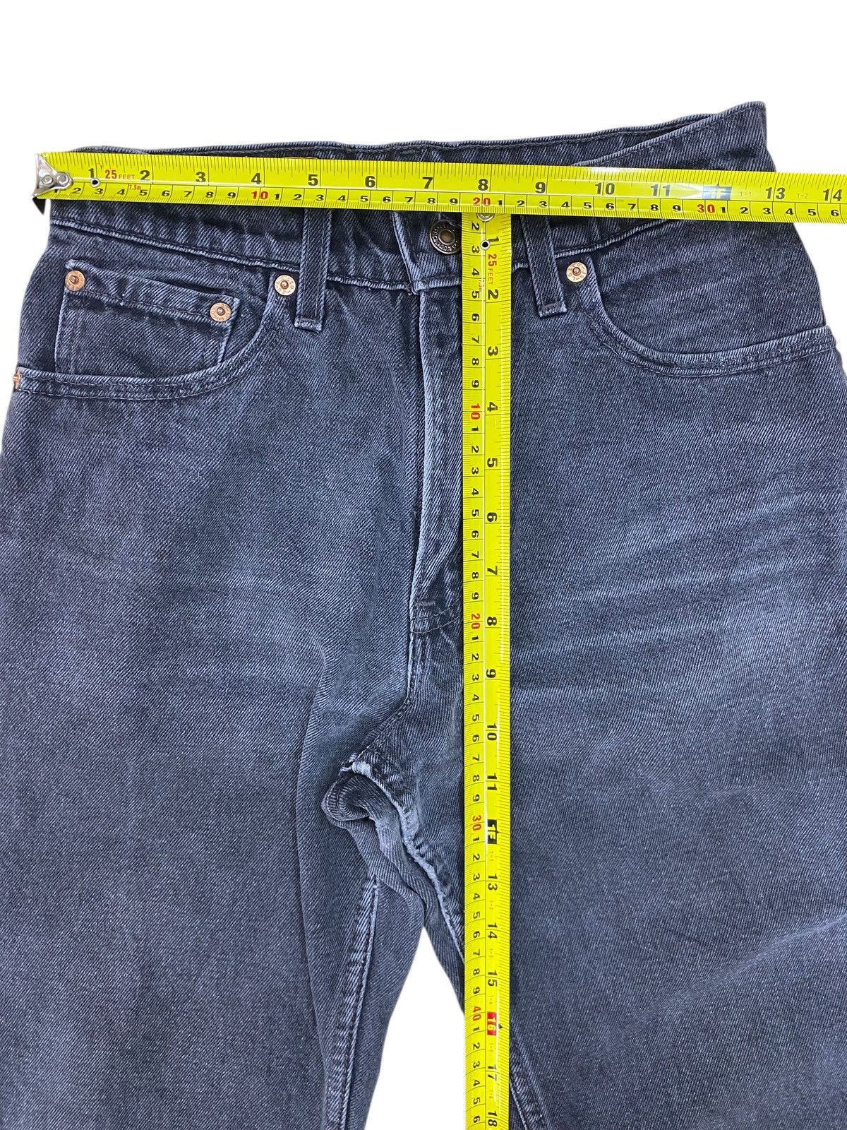 Levi's Levi’s 550 Black Wash Fit Tapered Leg Style Jeans Size US 26 / EU 42 - 7 Thumbnail