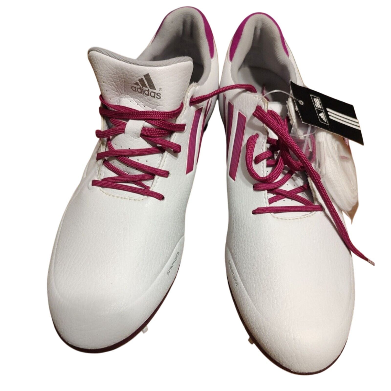 Adidas NEW Adidas Adizero Tour Golf Shoe White Purple Size 10 Size US 10 / IT 40 - 2 Thumbnail