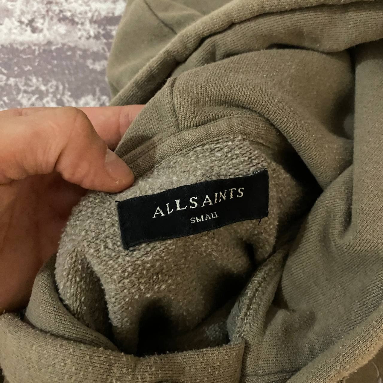 Allsaints Vintage Allsaints Boxy Rare Hoodie XL Brown Size US S / EU 44-46 / 1 - 3 Thumbnail