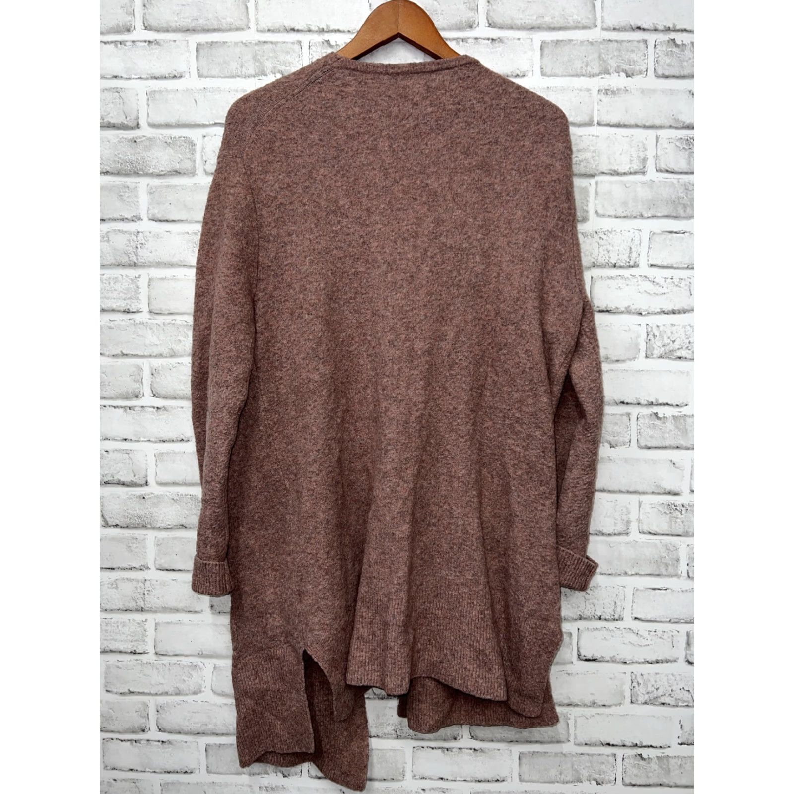 Madewell VINTAGE Madewell Pink Wool Blend Open Wrap Sweater Womens Size M Size M / US 6-8 / IT 42-44 - 4 Thumbnail