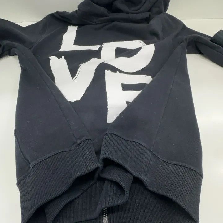 Burberry Burberry Burberry Black Letter Print Zip-Up Hoodie-2507 Size US S / EU 44-46 / 1 - 9 Thumbnail