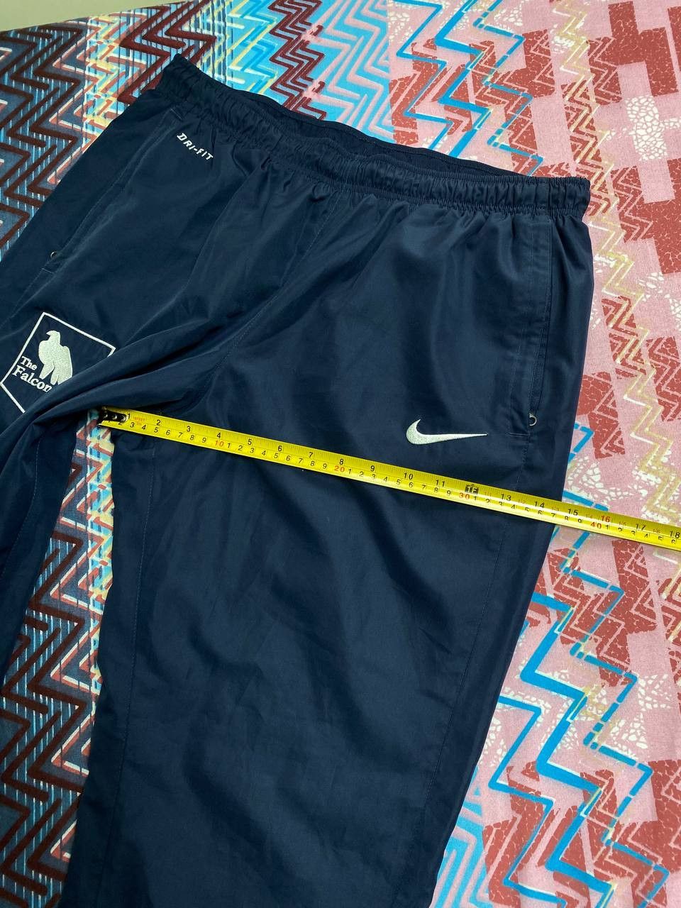 Nike × Vintage 90’s NIKE RARE SWOOSH Y2K RETRO ZIP LOGO TRACK NYLON PANTS Size US 34 / EU 50 - 13 Thumbnail